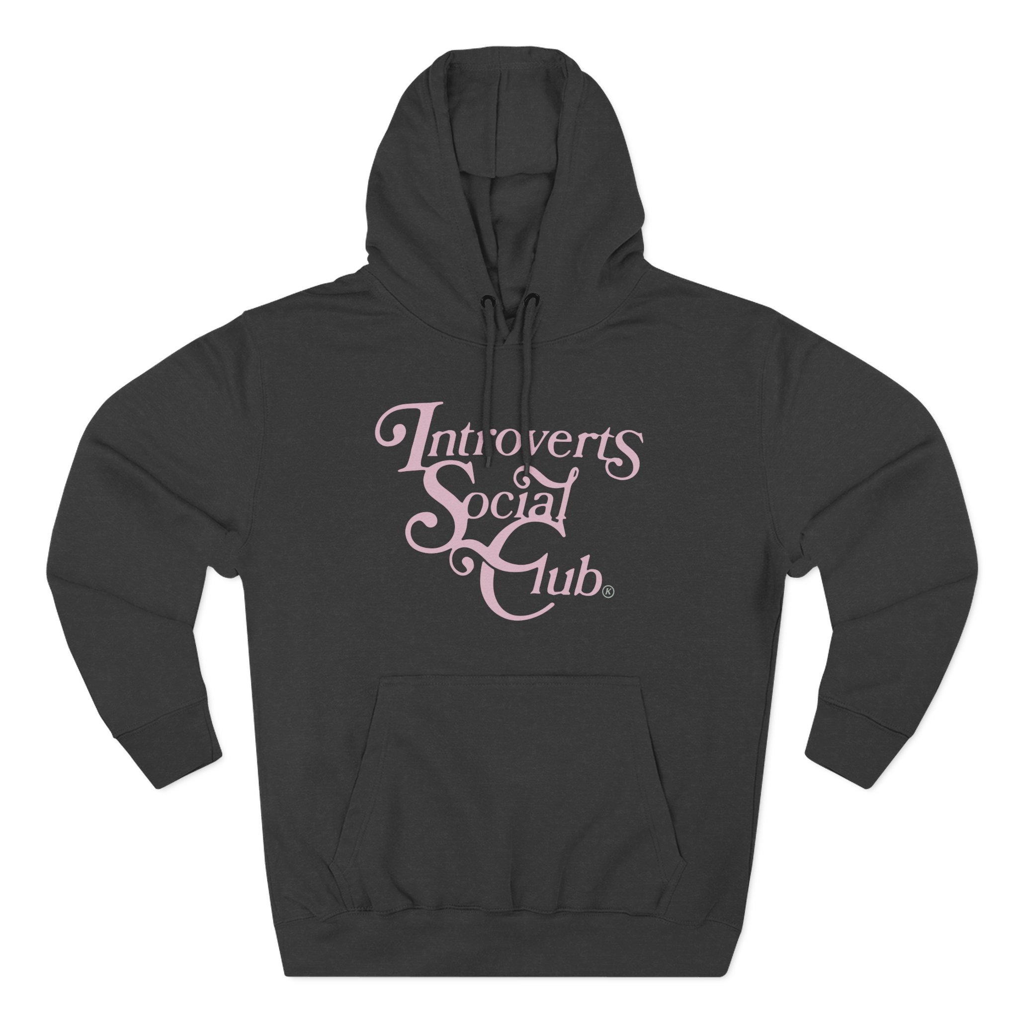 Kallmekris Introverts Social Club Three-Panel Fleece Hoodie