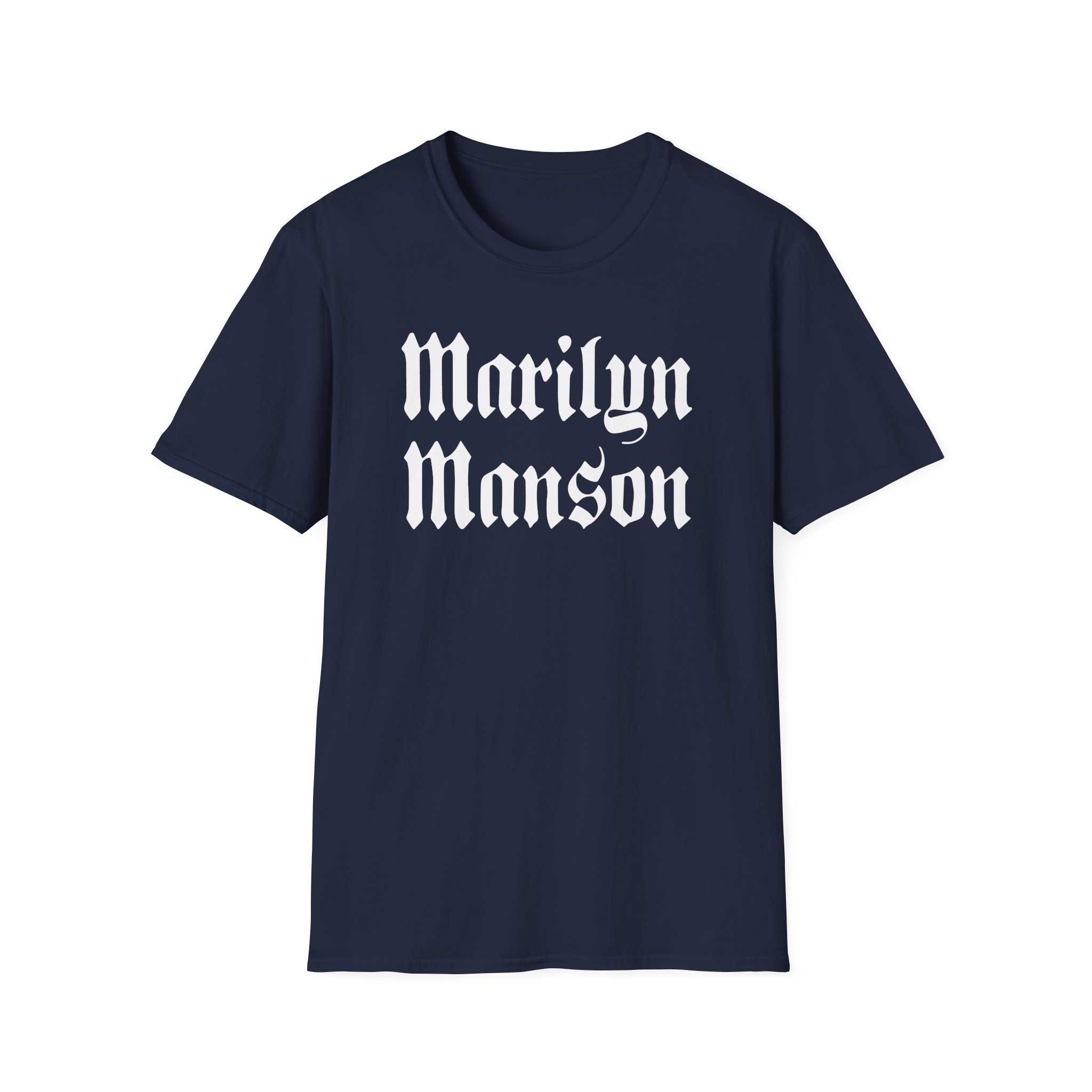 Marilyn Manson Goth Logo Unisex Softstyle T-Shirt