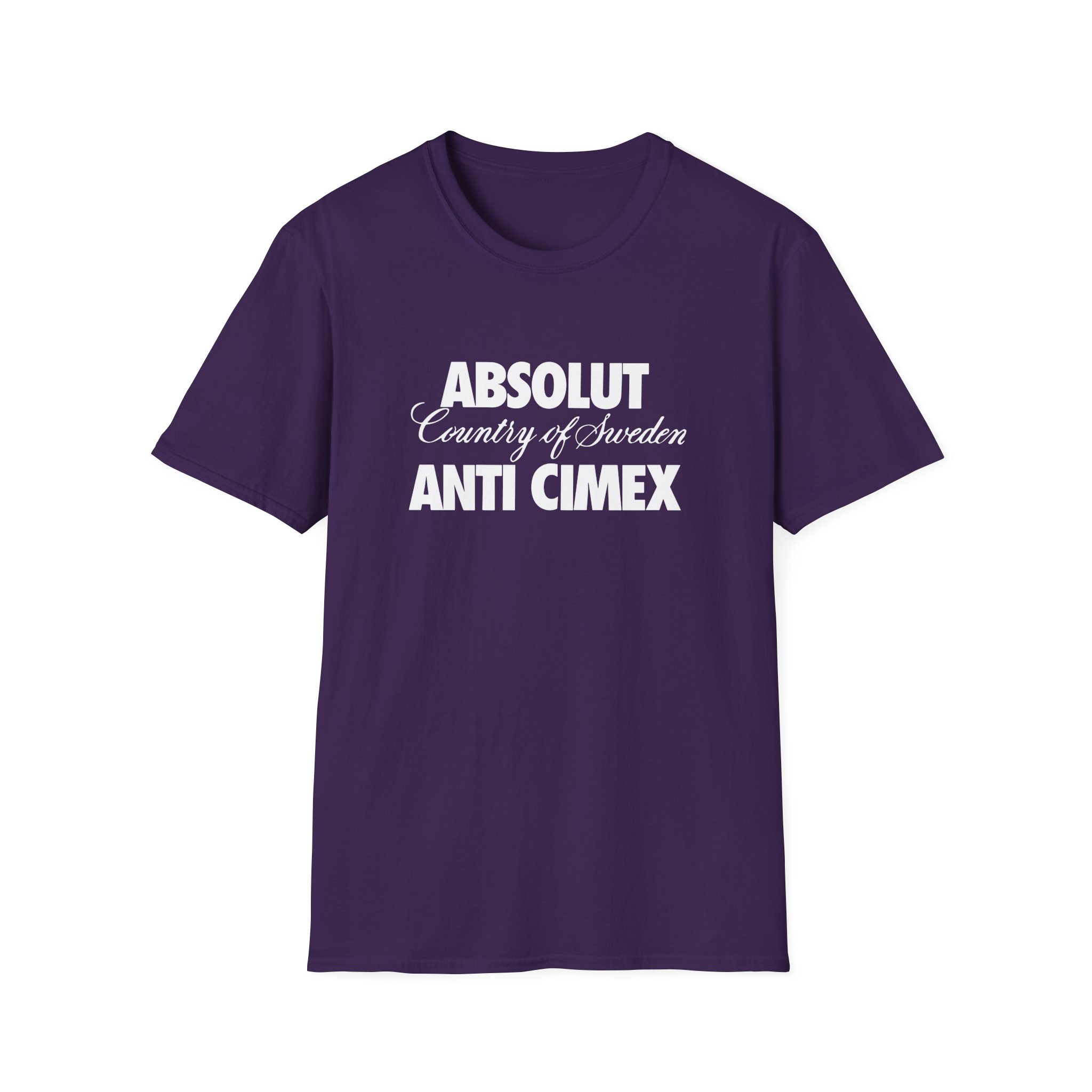 Anti Cimex Absolut Country of Sweden Unisex Softstyle T-shirt