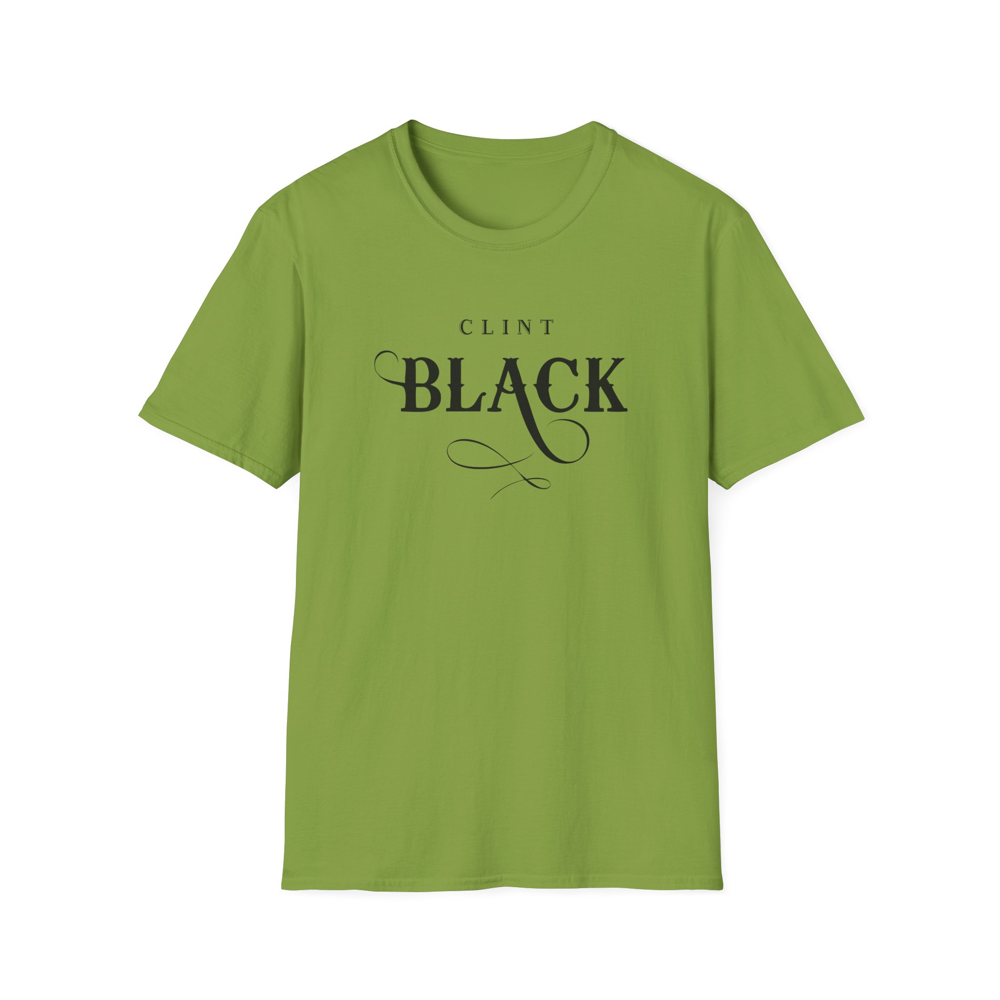 Clint Black Logo Espresso Unisex Softstyle T-Shirt