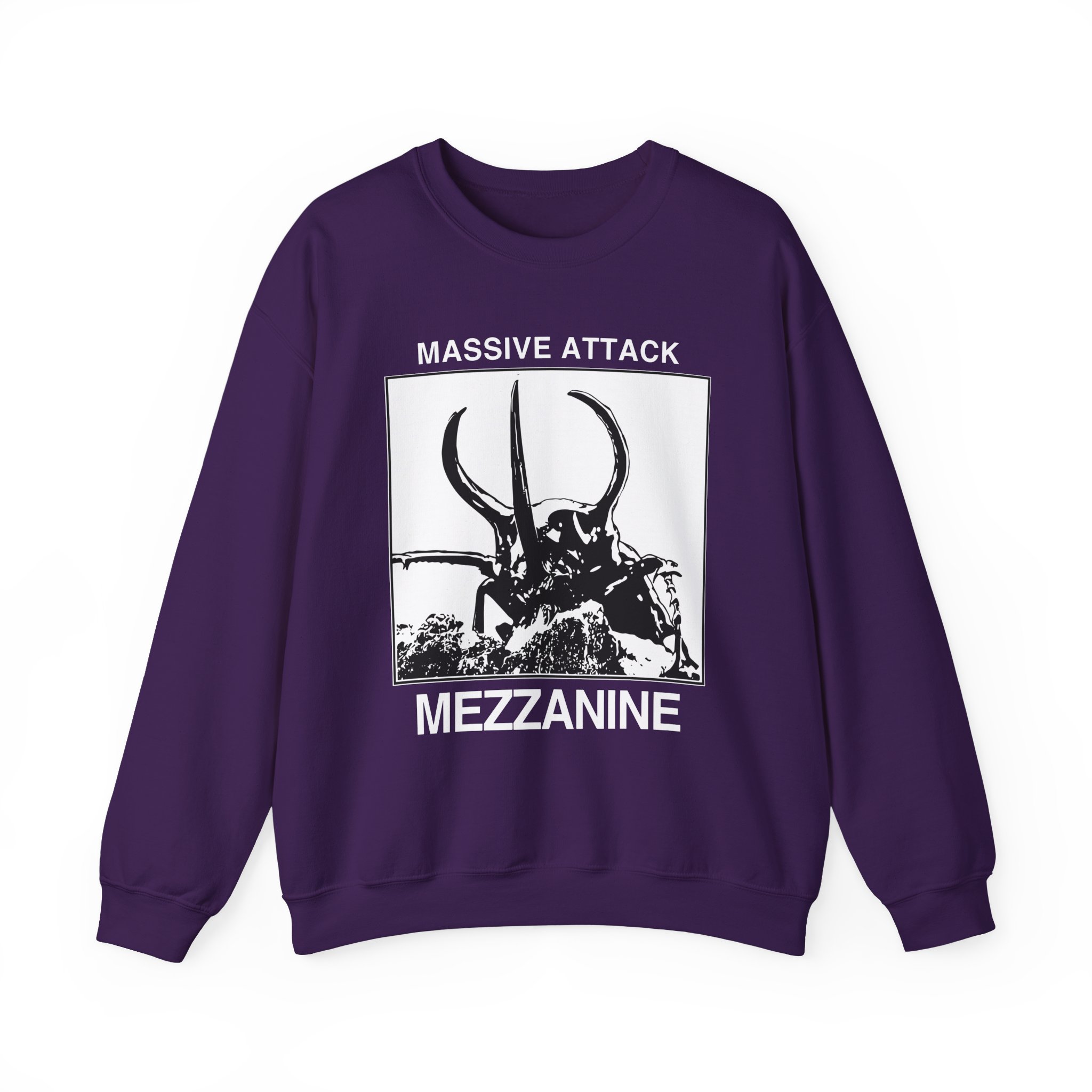 Massive Attack Mezzanine Unisex Heavy Blendâ„¢ Crewneck Sweatshirt