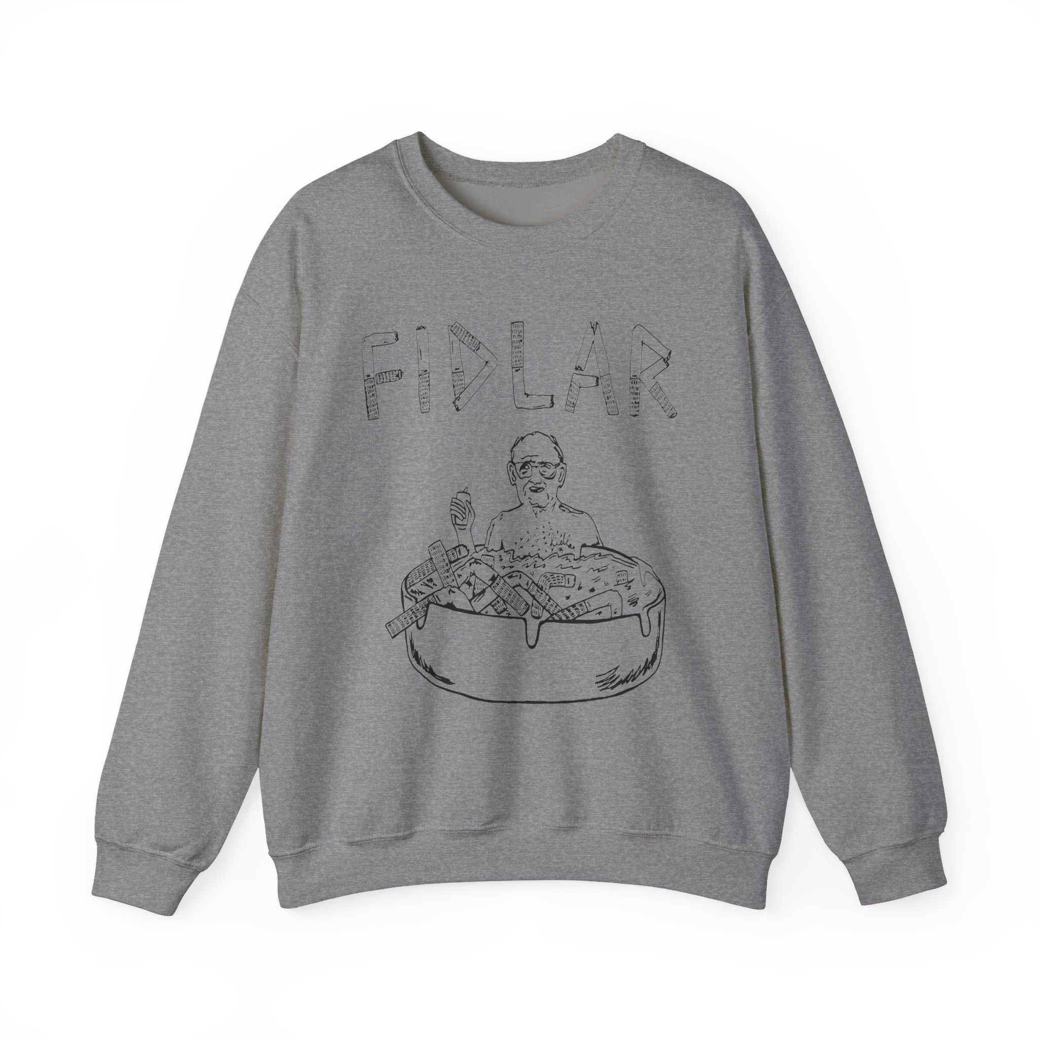 Fidlar Ashtray Unisex Heavy Blendâ„¢ Crewneck Sweatshirt