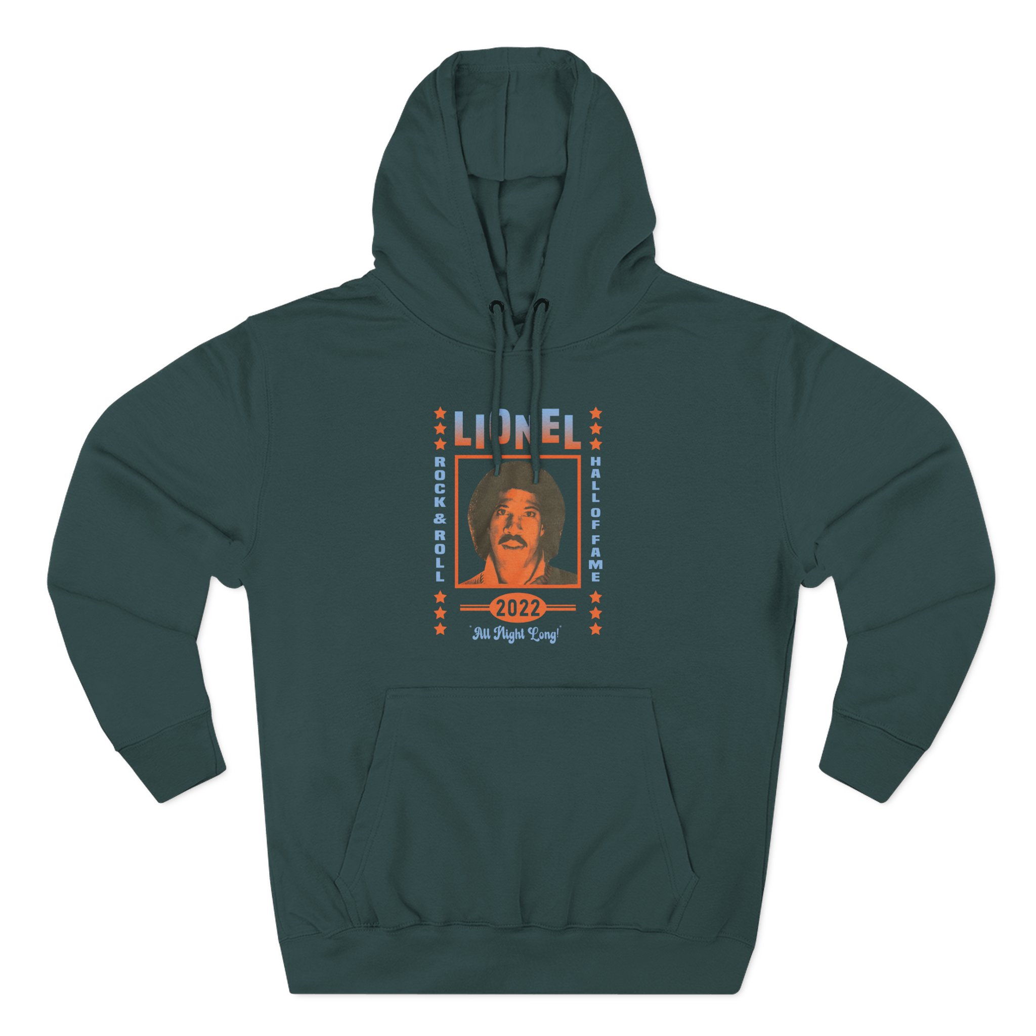 Lionel Richie Rock and Roll Hall of Fame All Night Three-Panel Fleece Hoodie