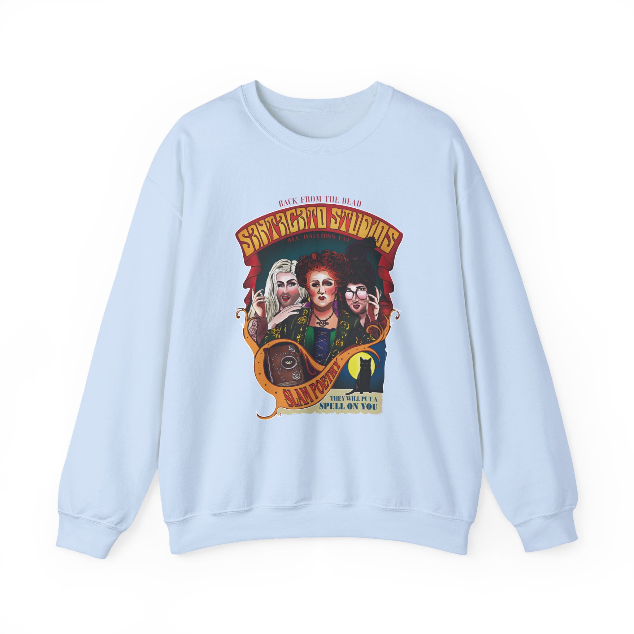 The Basement Yard Hocus Pocus Slam Poetry Unisex Heavy Blendâ„¢ Crewneck Sweatshirt