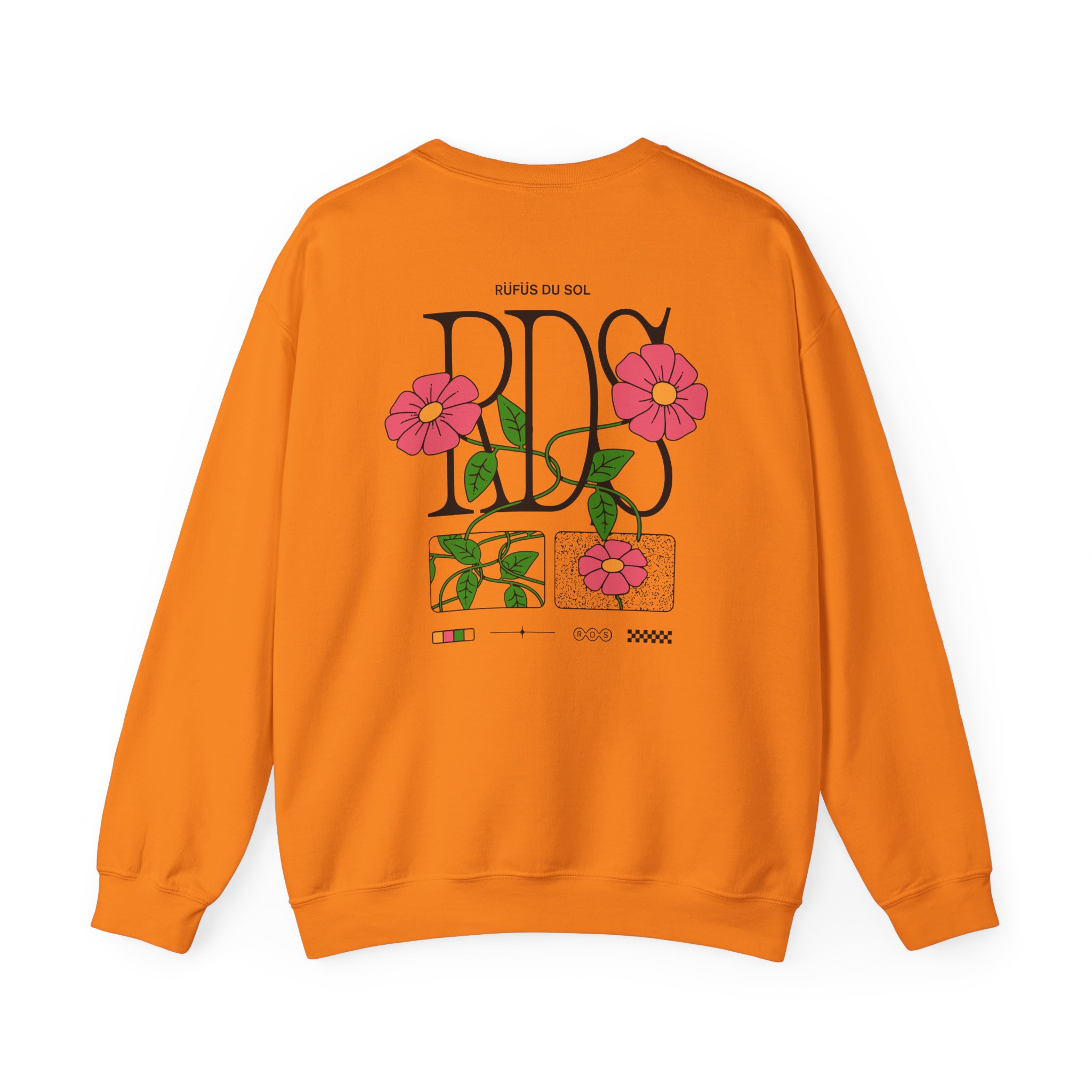 Rufus Du Sol Flower Ecru Unisex Heavy Blendâ„¢ Crewneck Sweatshirt