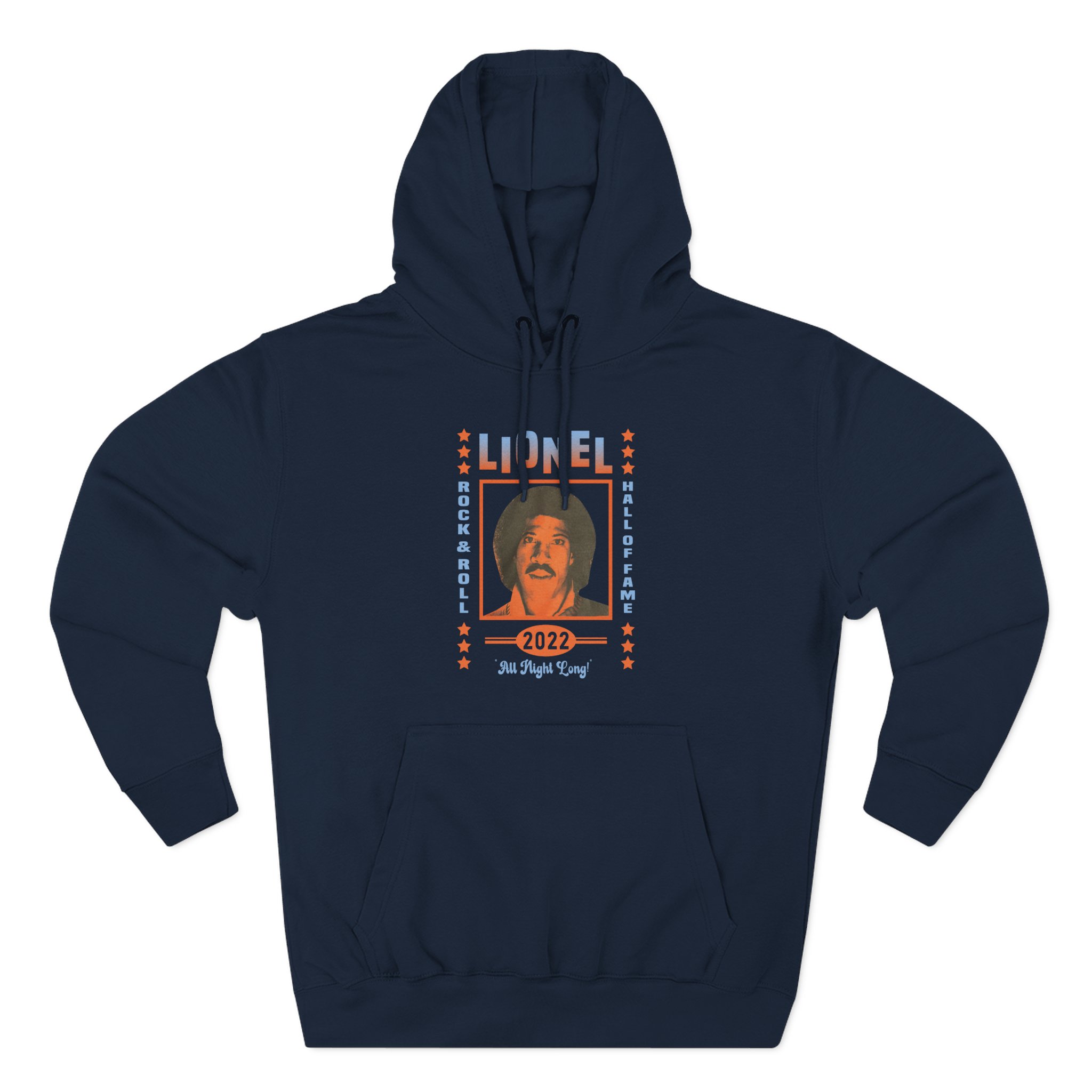 Lionel Richie Rock and Roll Hall of Fame All Night Three-Panel Fleece Hoodie