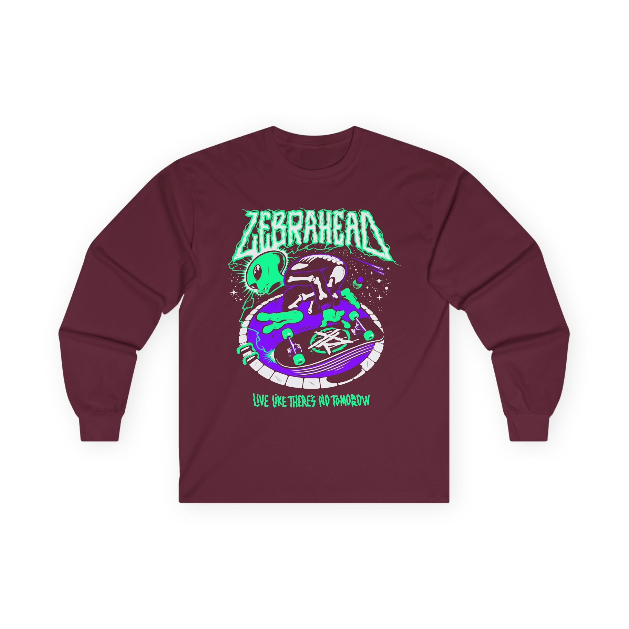 Zebrahead Alien Unisex Ultra Cotton Long Sleeve Tee