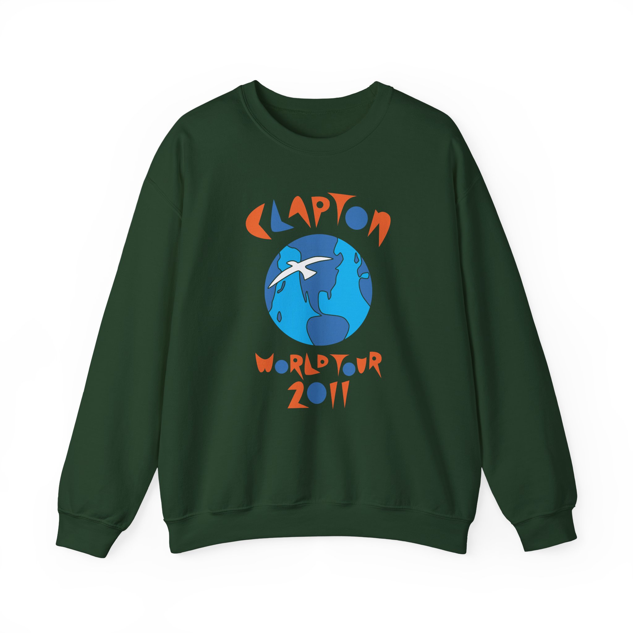 Eric Clapton World Tour 2011 Unisex Heavy Blendâ„¢ Crewneck Sweatshirt