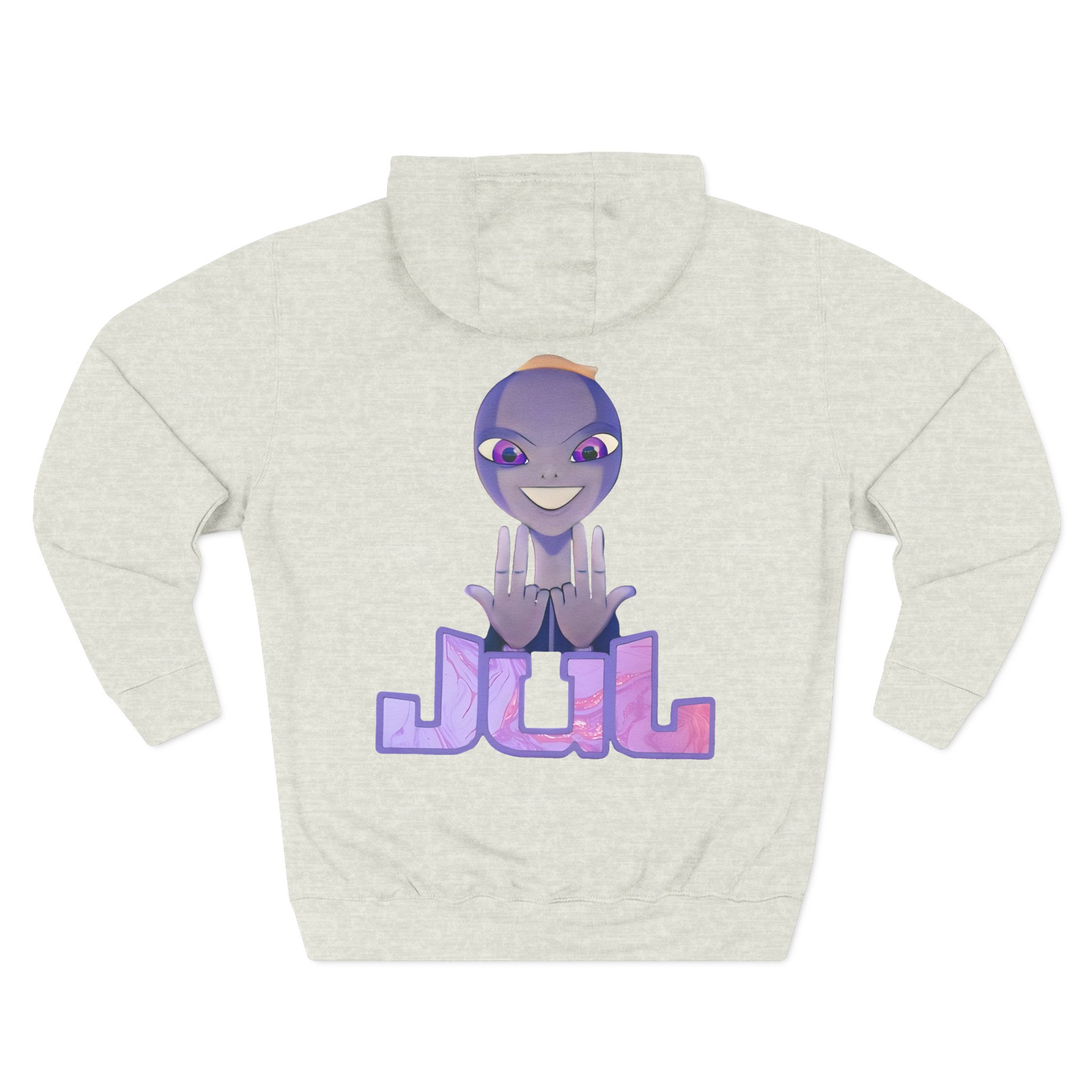 Jul Three-Panel Fleece Hoodie