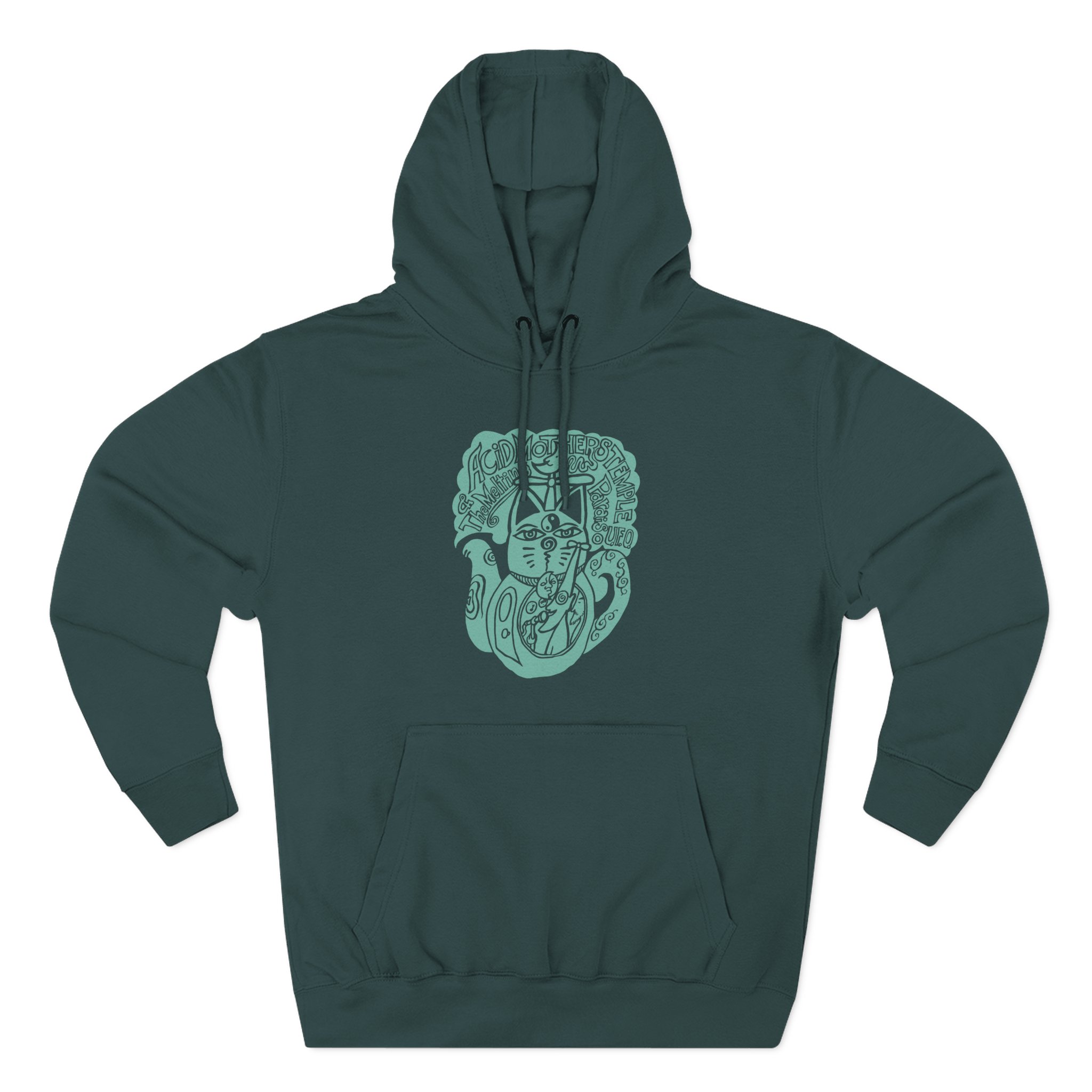 Acid Mothers Temple Teapot Three-Panel Fleece Hoodie