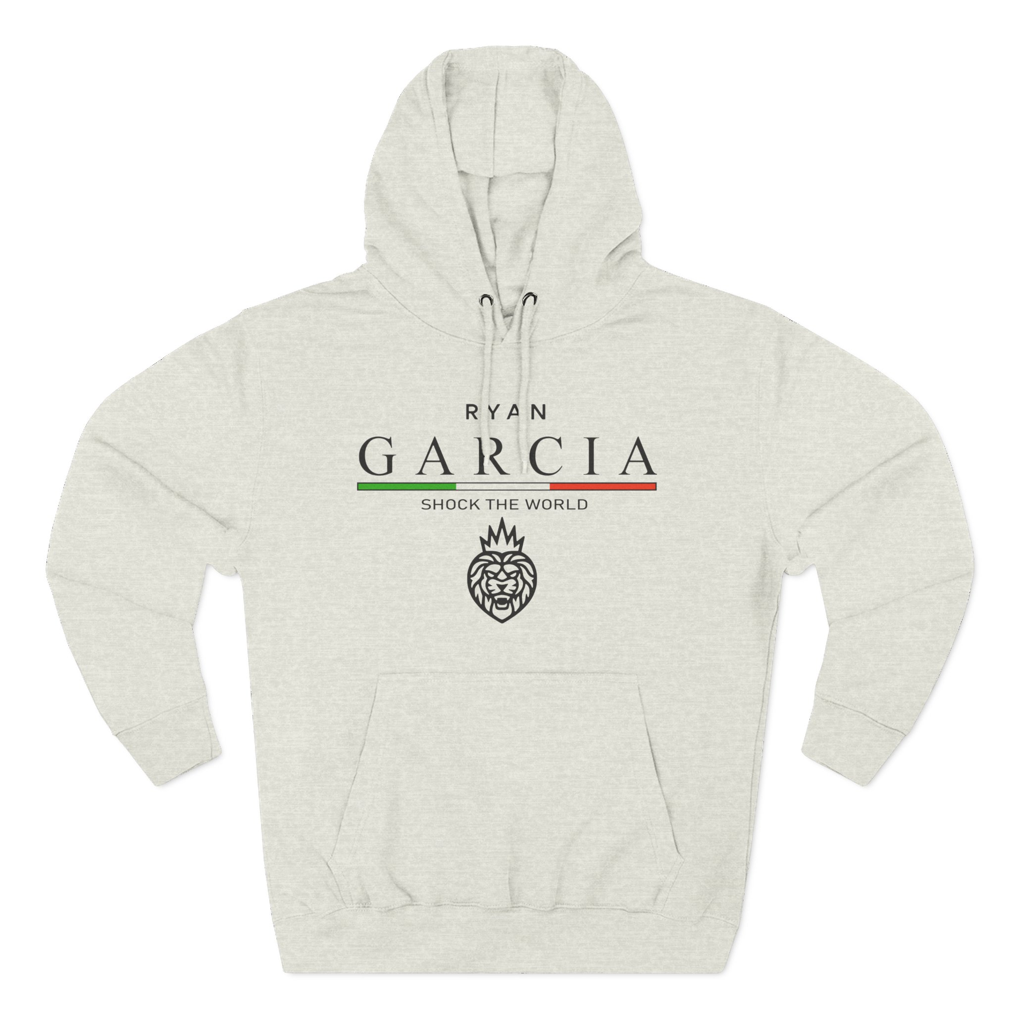 Ryan Garcia shock the world Three-Panel Fleece Hoodie