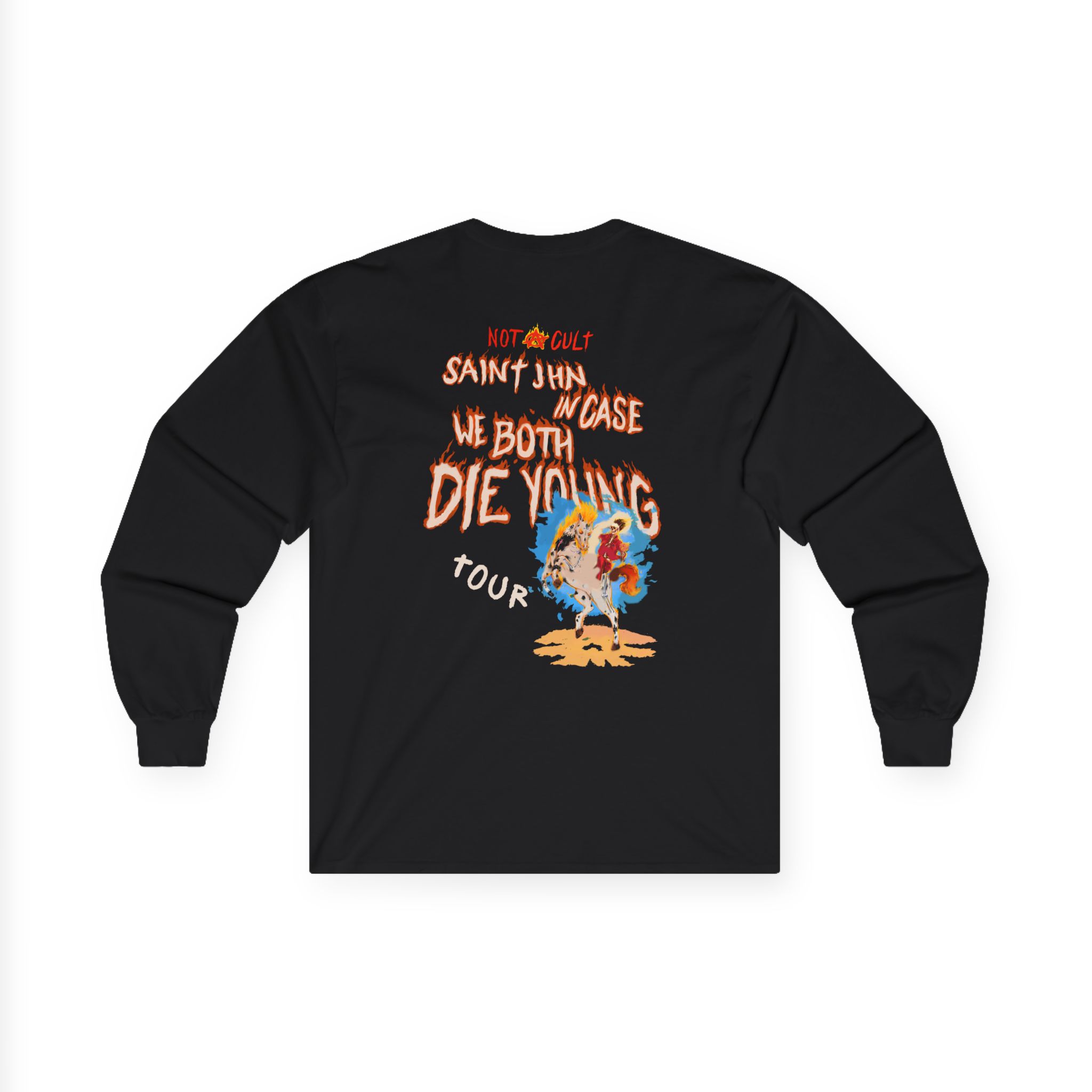 Saint Jhn Incase We Both Die Young World Tour Unisex Ultra Cotton Long Sleeve Tee