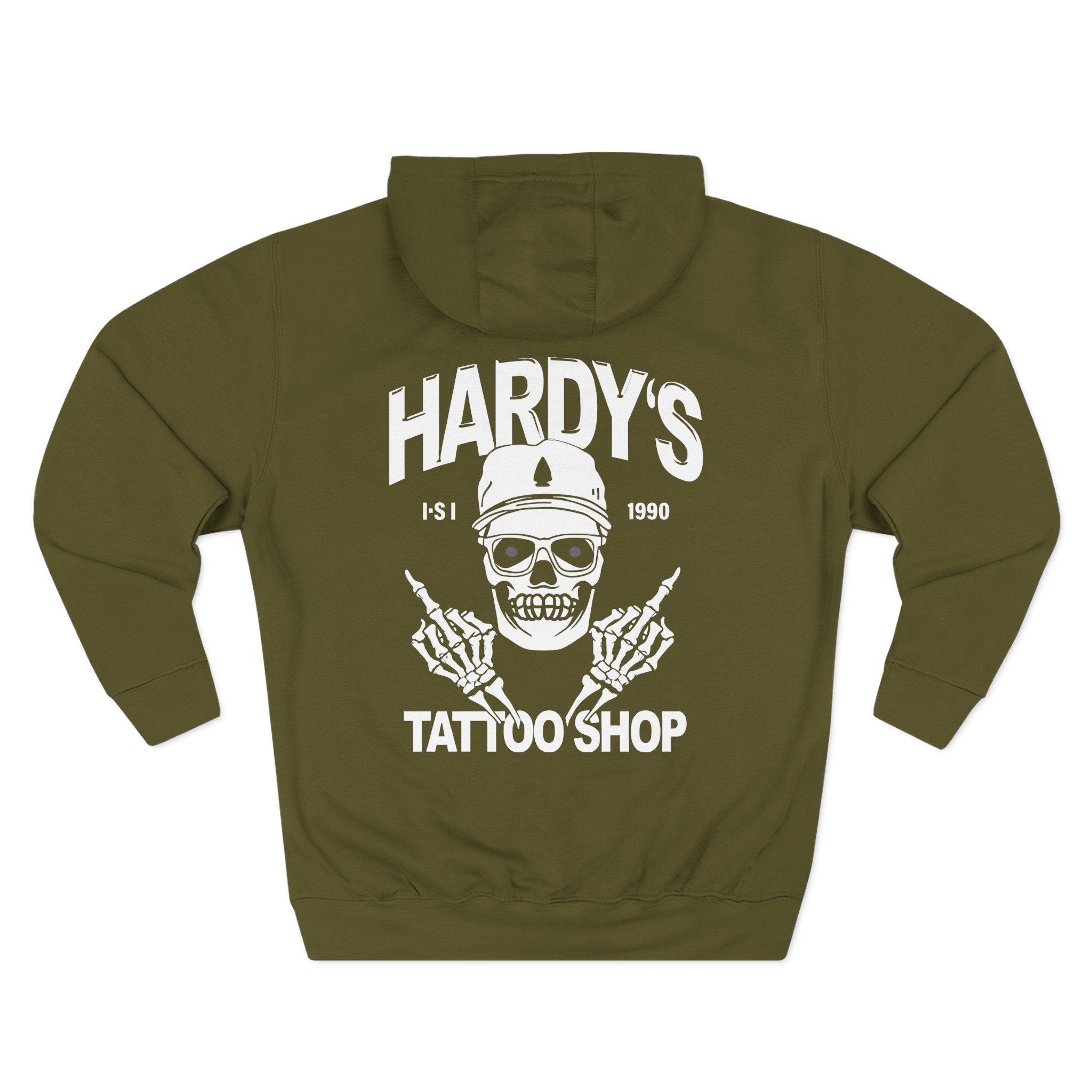 Hardy Tattoo Shop Three-Panel Fleece Hoodie