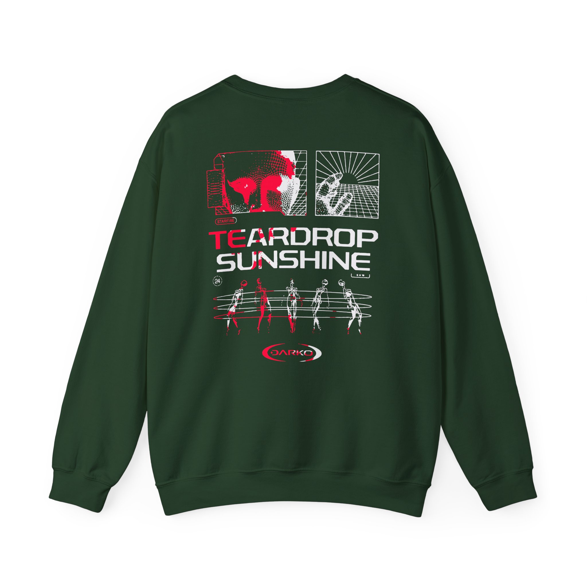 Darko Teardrop Sunshine Unisex Heavy Blendâ„¢ Crewneck Sweatshirt