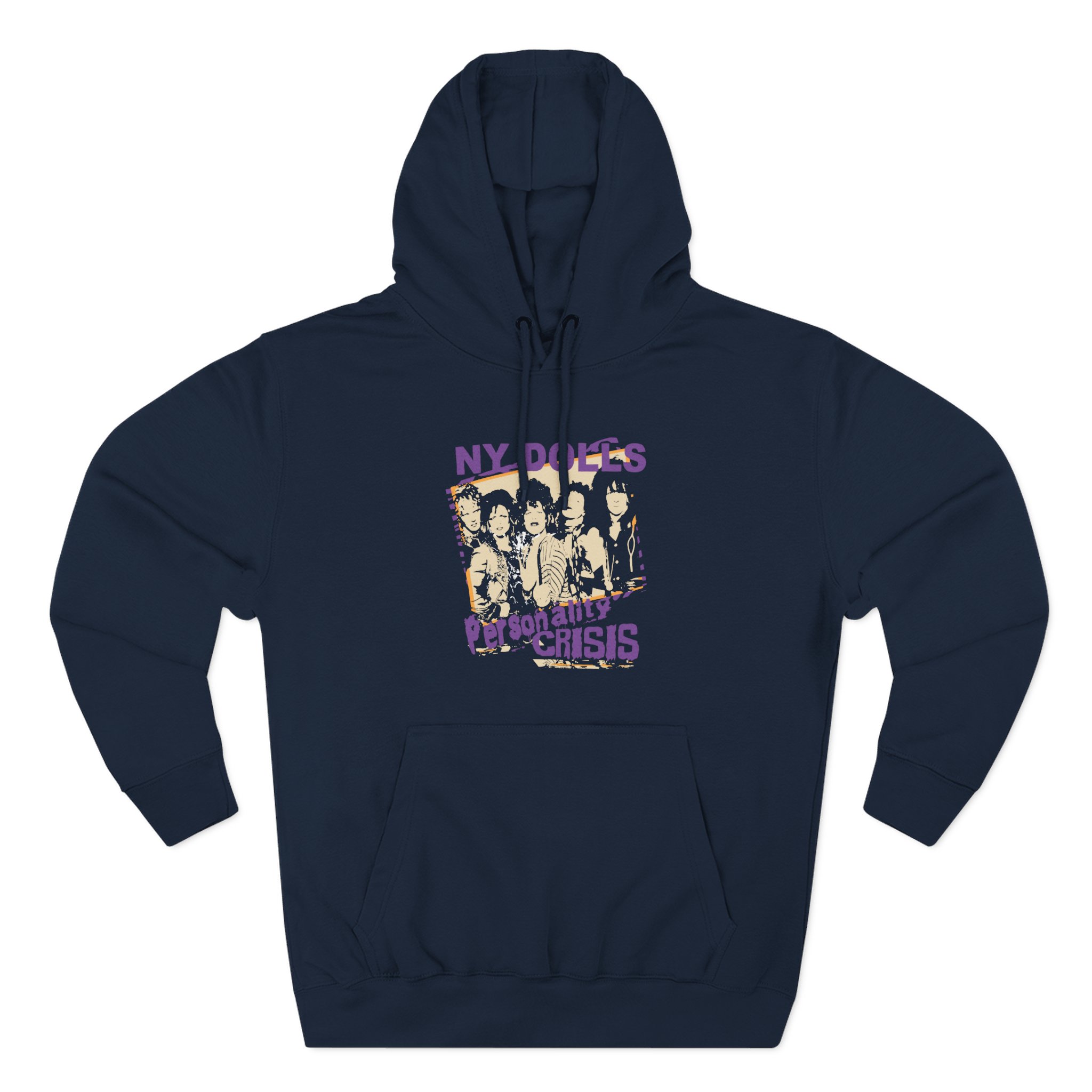 New York Dolls Personality Crisis Three-Panel Fleece Hoodie