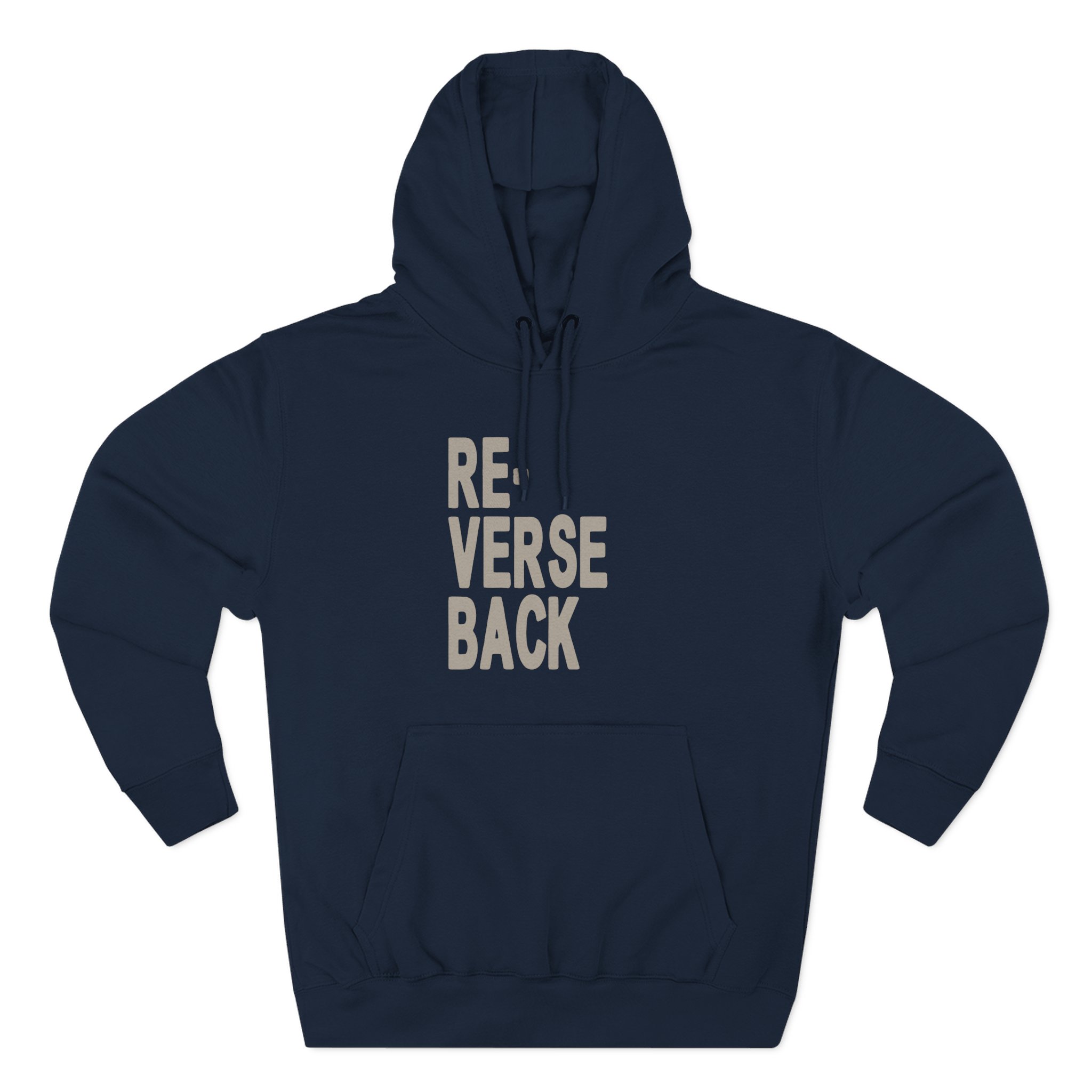 Armchair Expert Reverse Back Three-Panel Fleece Hoodie