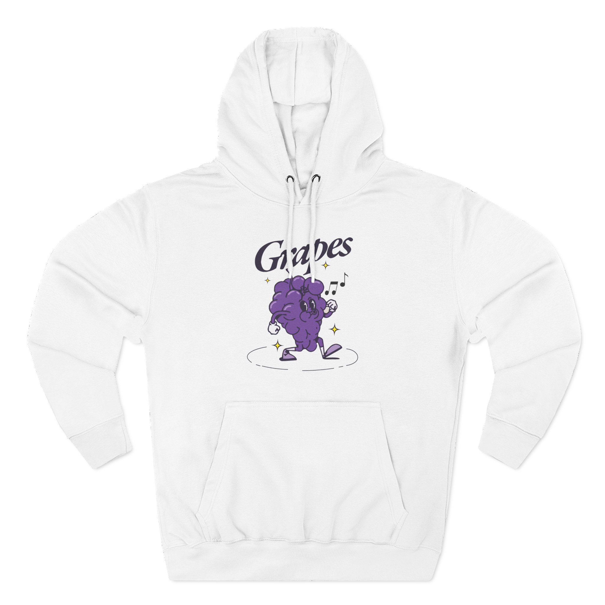 James Marriott Grapes Natural Three-Panel Fleece Hoodie
