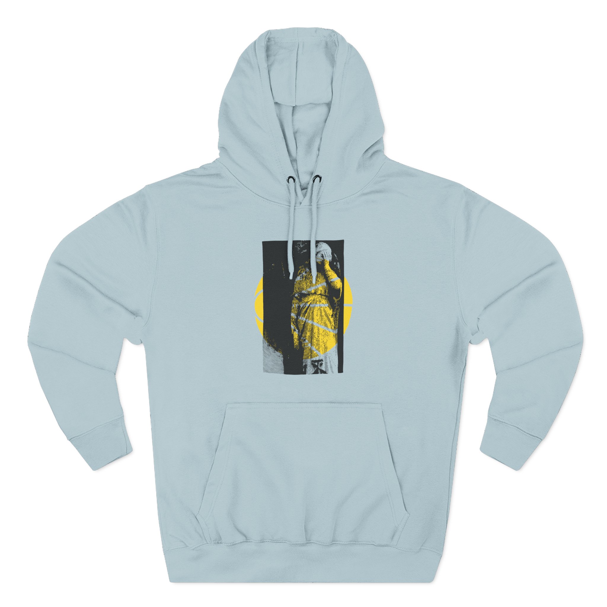 Pianos Become the Teeth Statue Three-Panel Fleece Hoodie