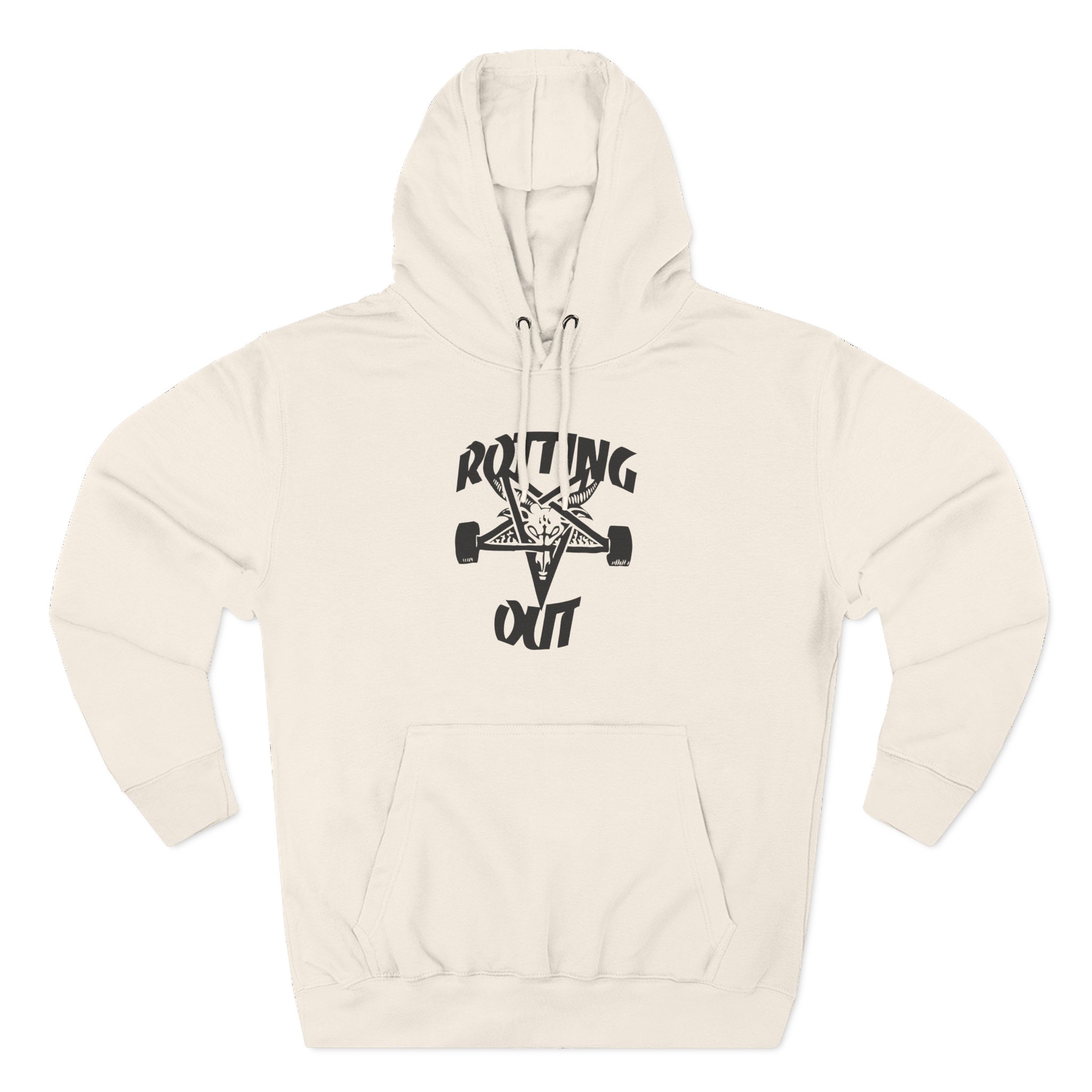 Rotting Out Three-Panel Fleece Hoodie