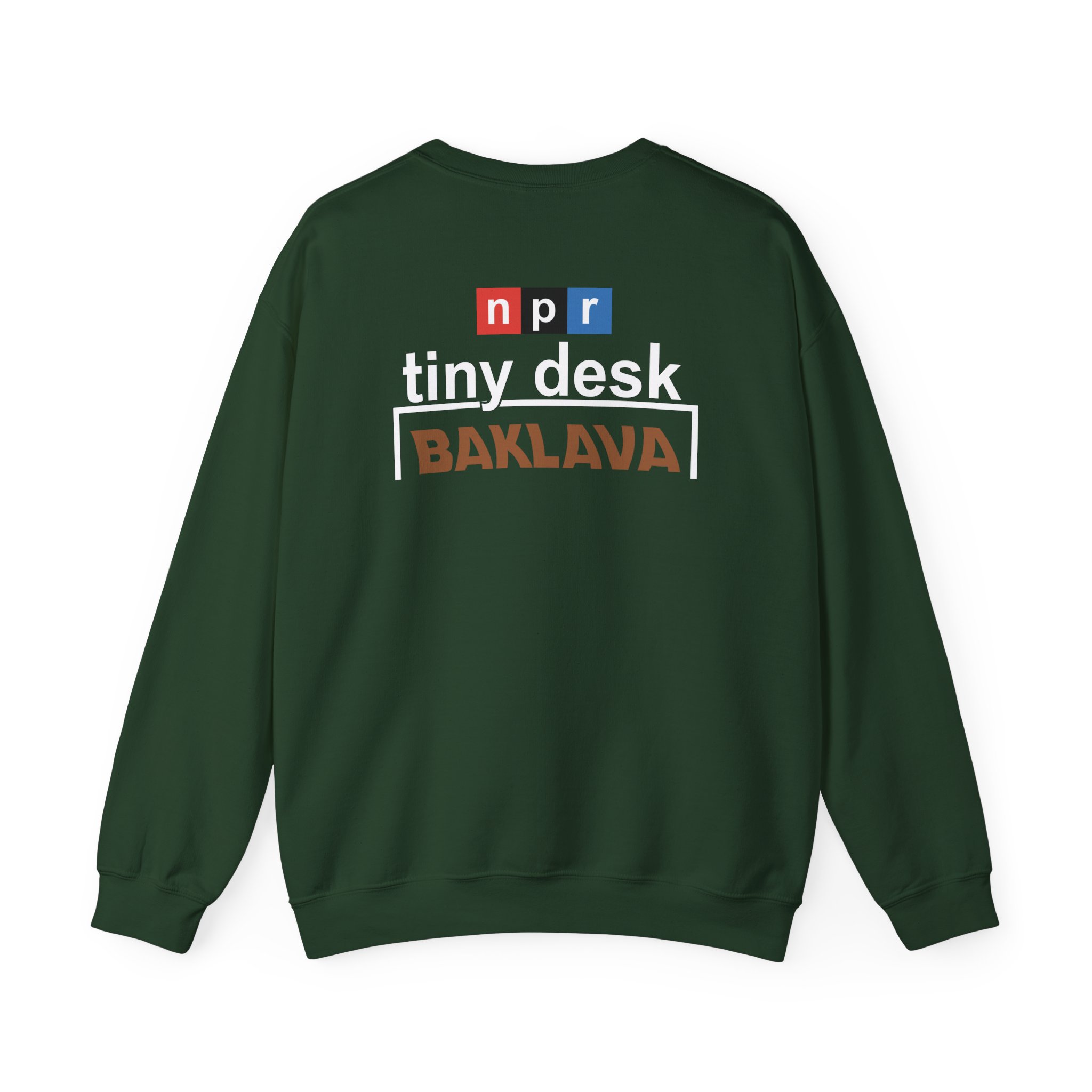 Action Bronson Baklava X Npr Tiny Desk Unisex Heavy Blendâ„¢ Crewneck Sweatshirt