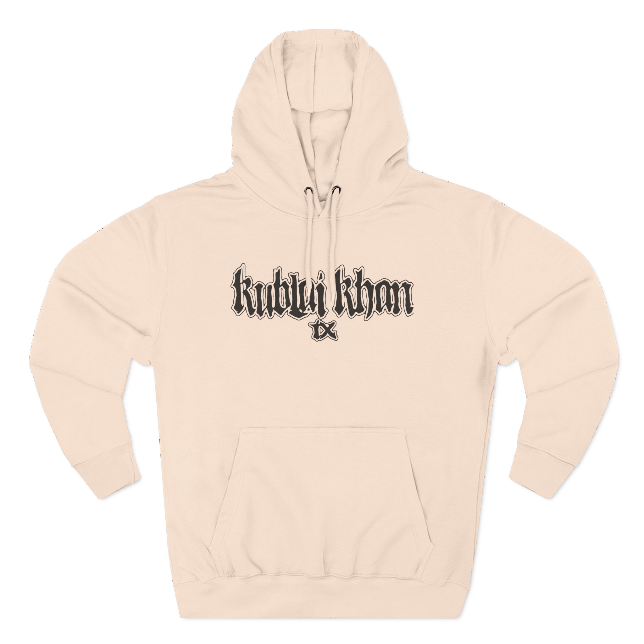 Kublai Khan - Never Enough Sportsgrey Three-Panel Fleece Hoodie