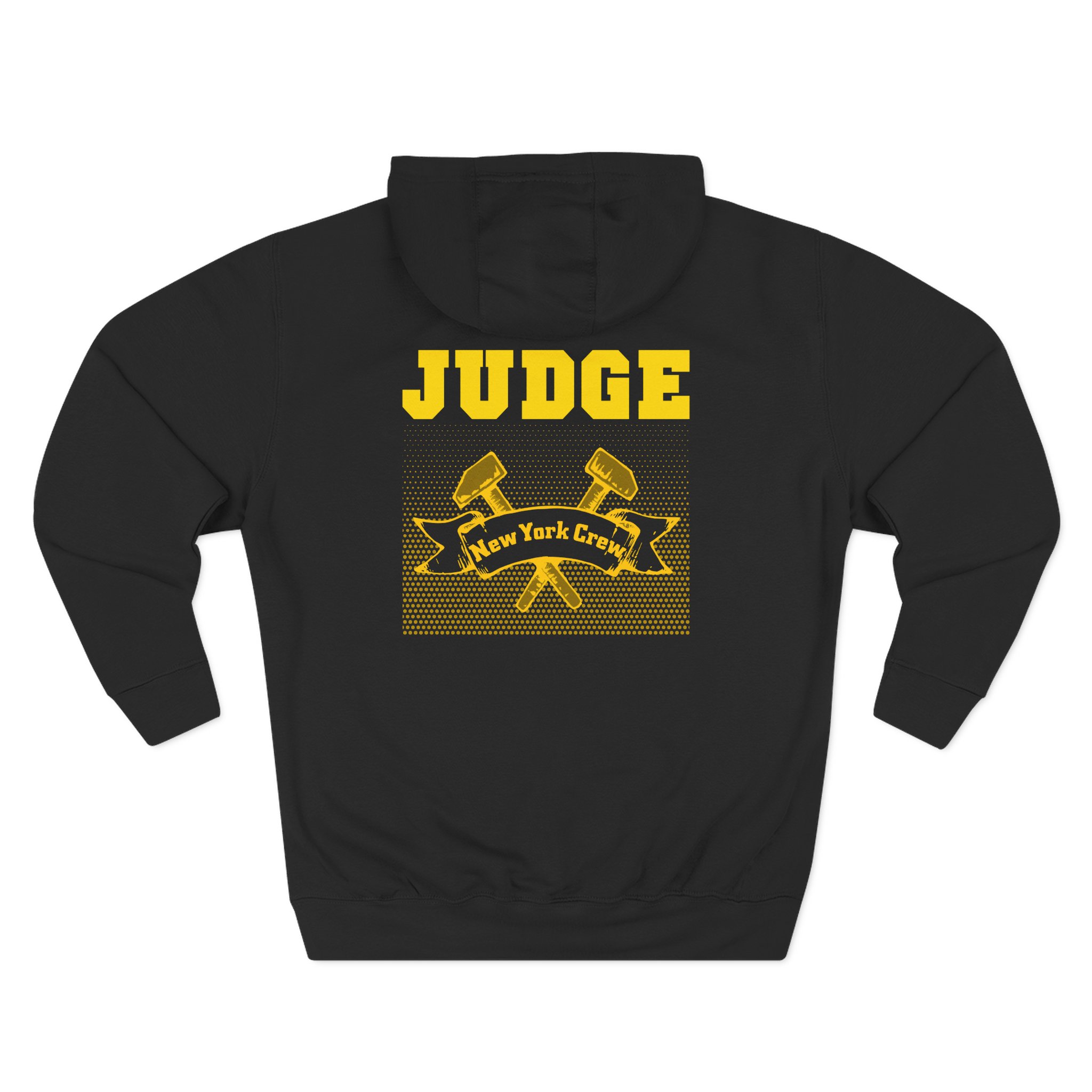 Judge NY Hammers Three-Panel Fleece Hoodie