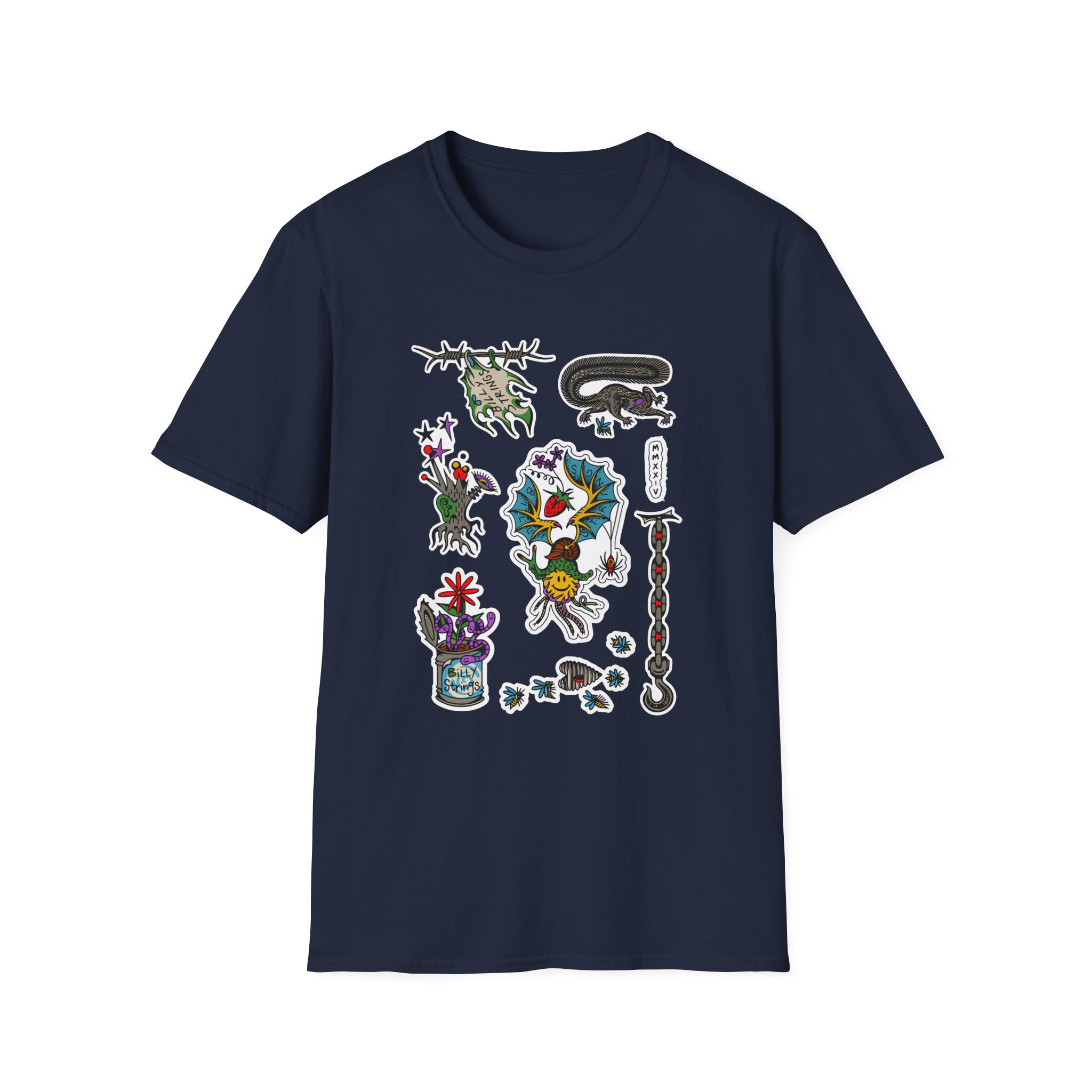 Billy Strings Flash Sheet Unisex Softstyle T-Shirt