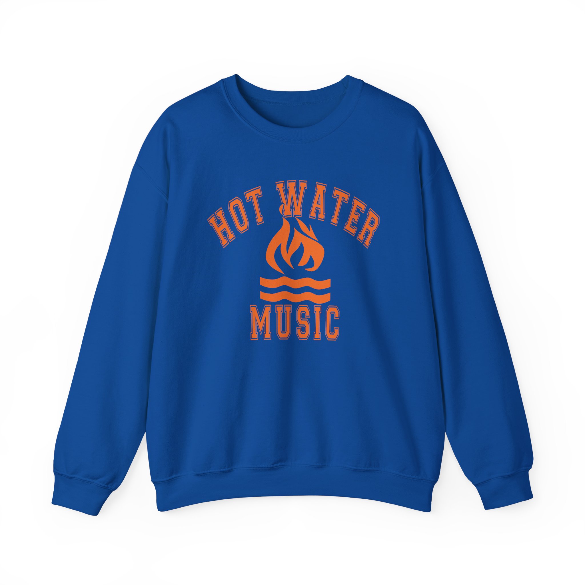 Hot Water Music College Flame Unisex Heavy Blendâ„¢ Crewneck Sweatshirt