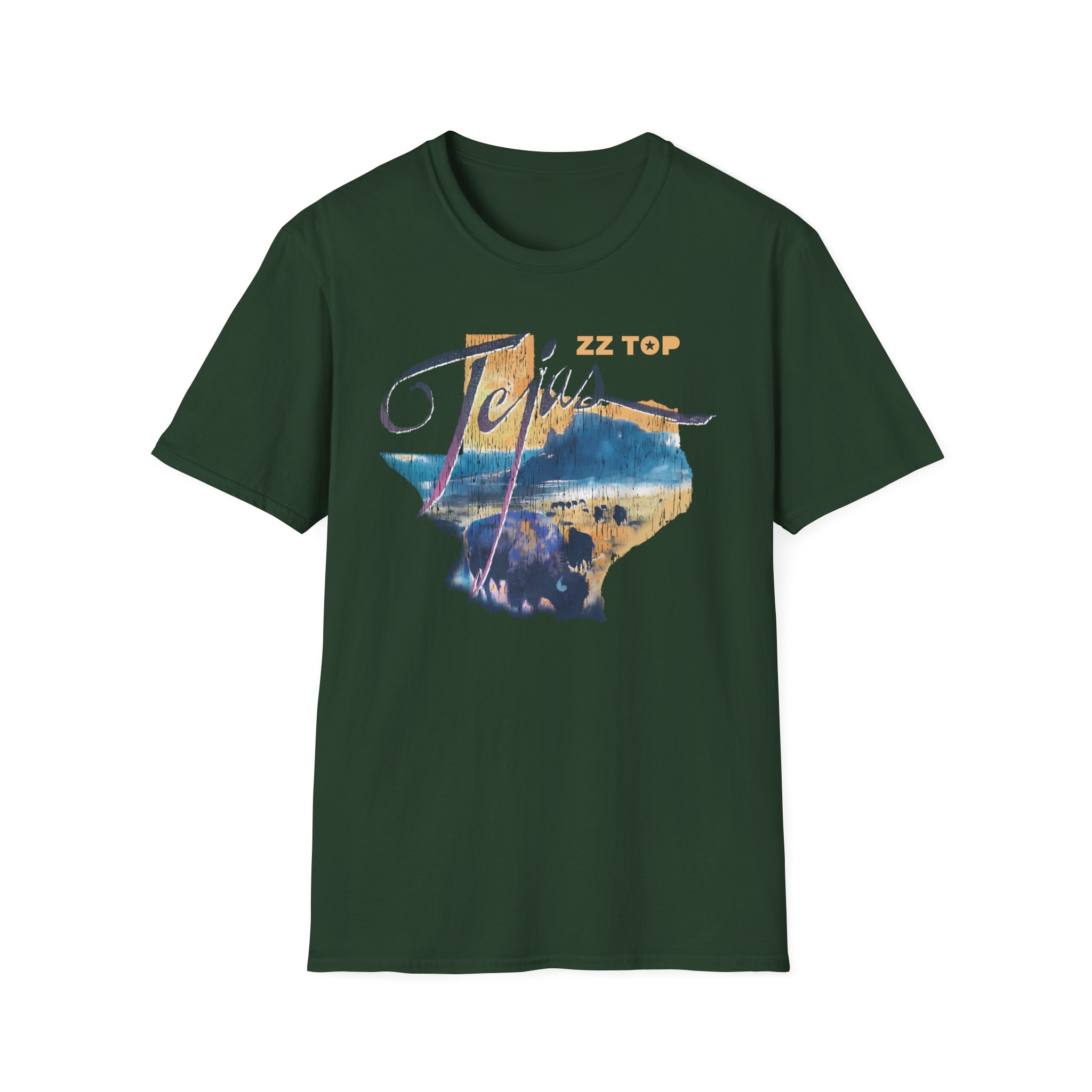 ZZ Top Tejas Unisex Softstyle T-Shirt