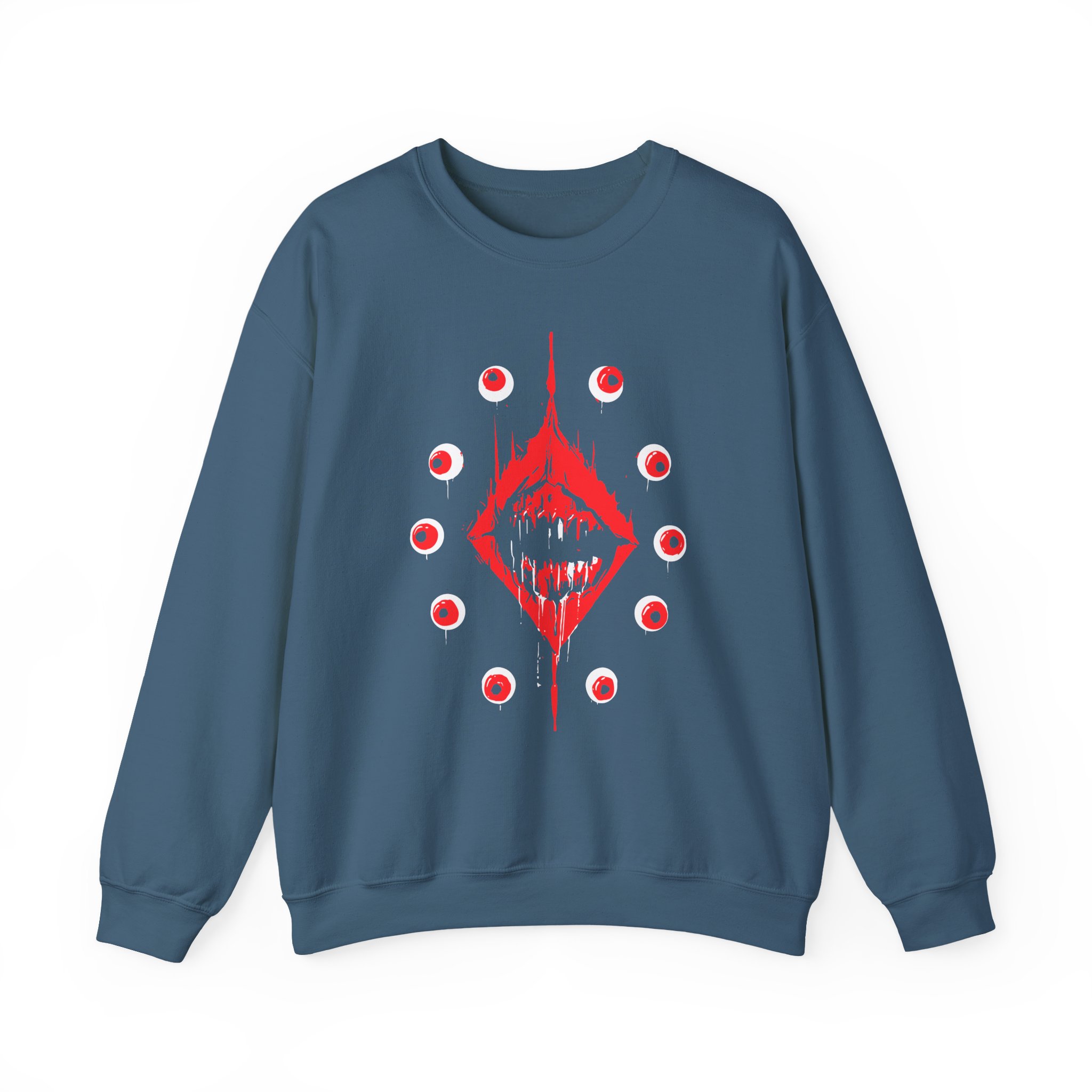 Ultrakill Eyeballs Unisex Heavy Blendâ„¢ Crewneck Sweatshirt