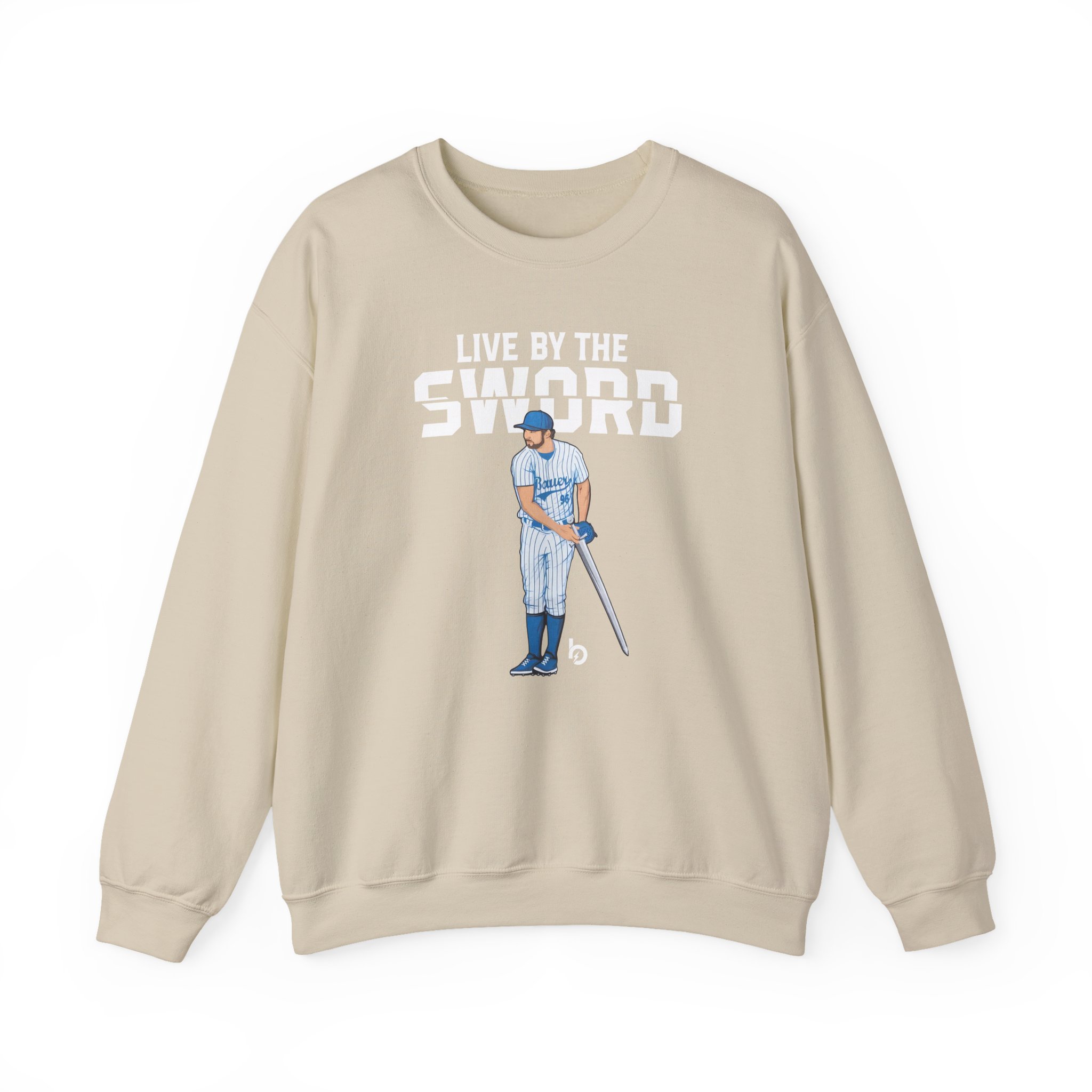 Trevor Bauer Live By The Sword Unisex Heavy Blendâ„¢ Crewneck Sweatshirt