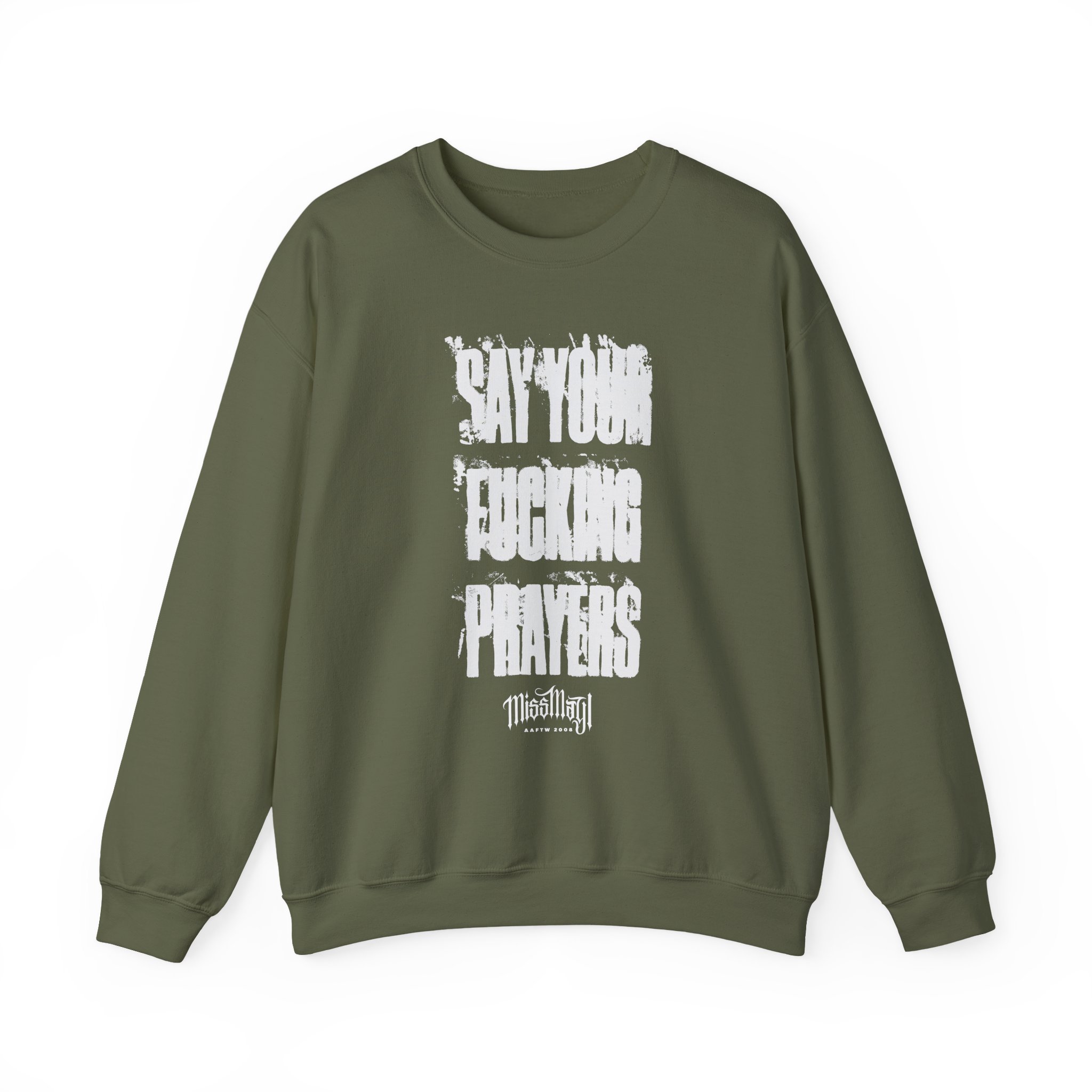 Miss May I Glow in the Dark Prayers Unisex Heavy Blendâ„¢ Crewneck Sweatshirt