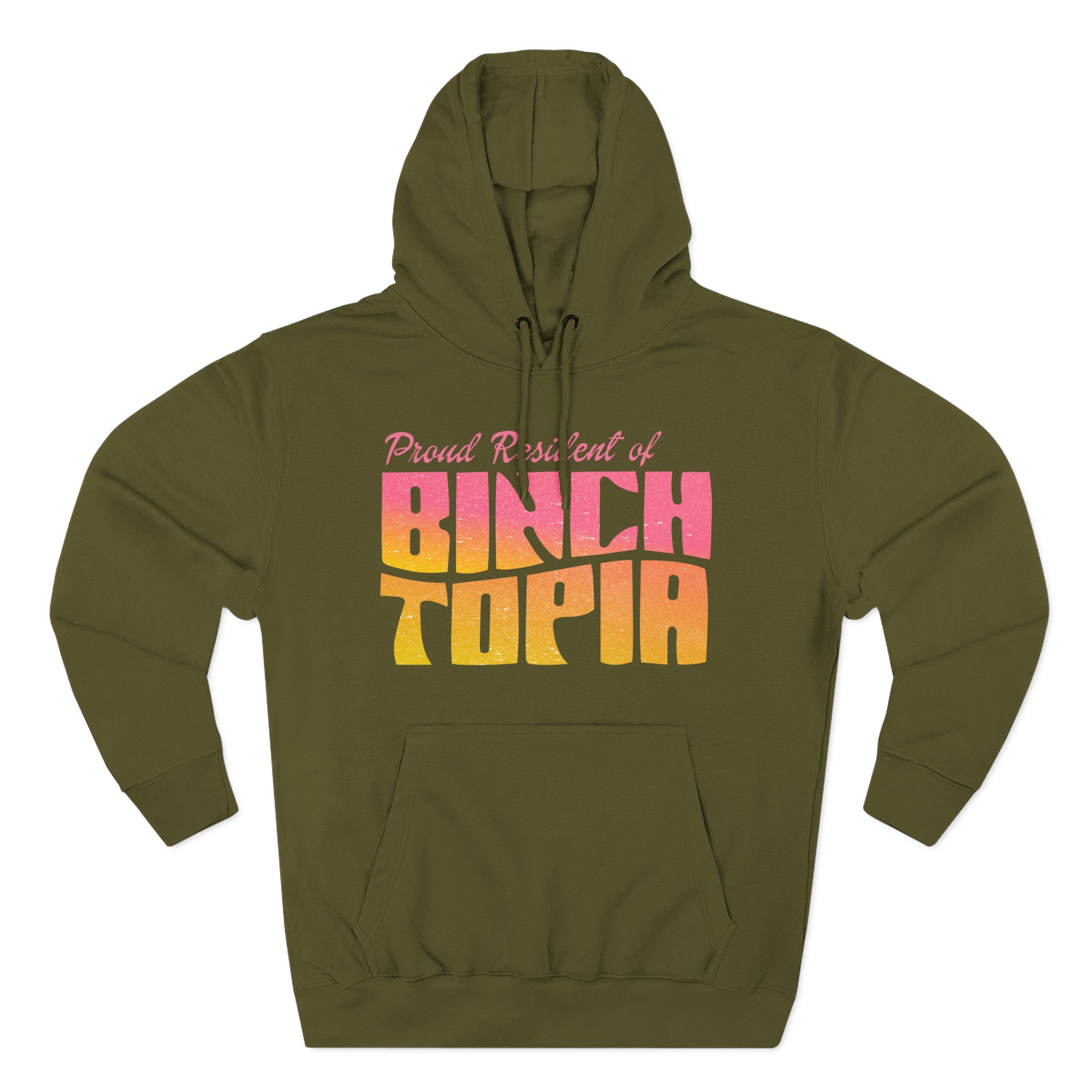 Binchtopia Three-Panel Fleece Hoodie