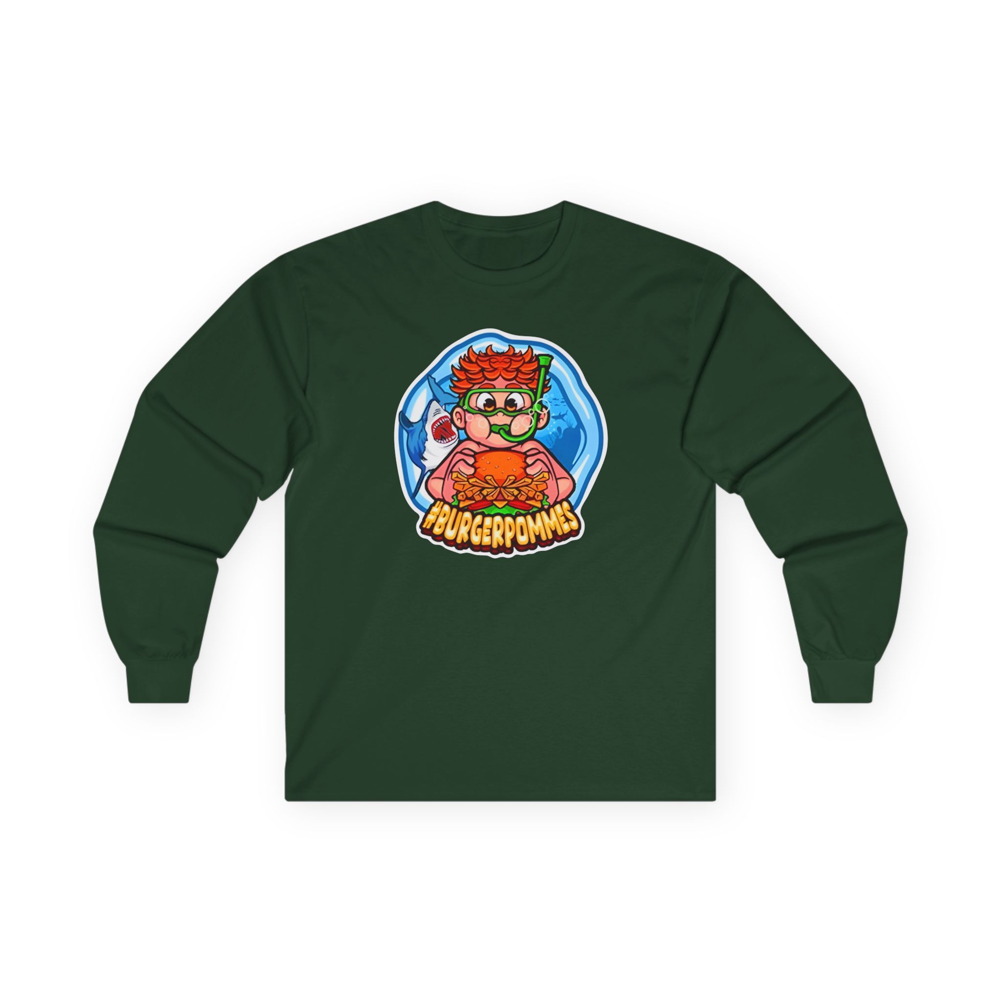 Burger Pommes Unisex Ultra Cotton Long Sleeve Tee