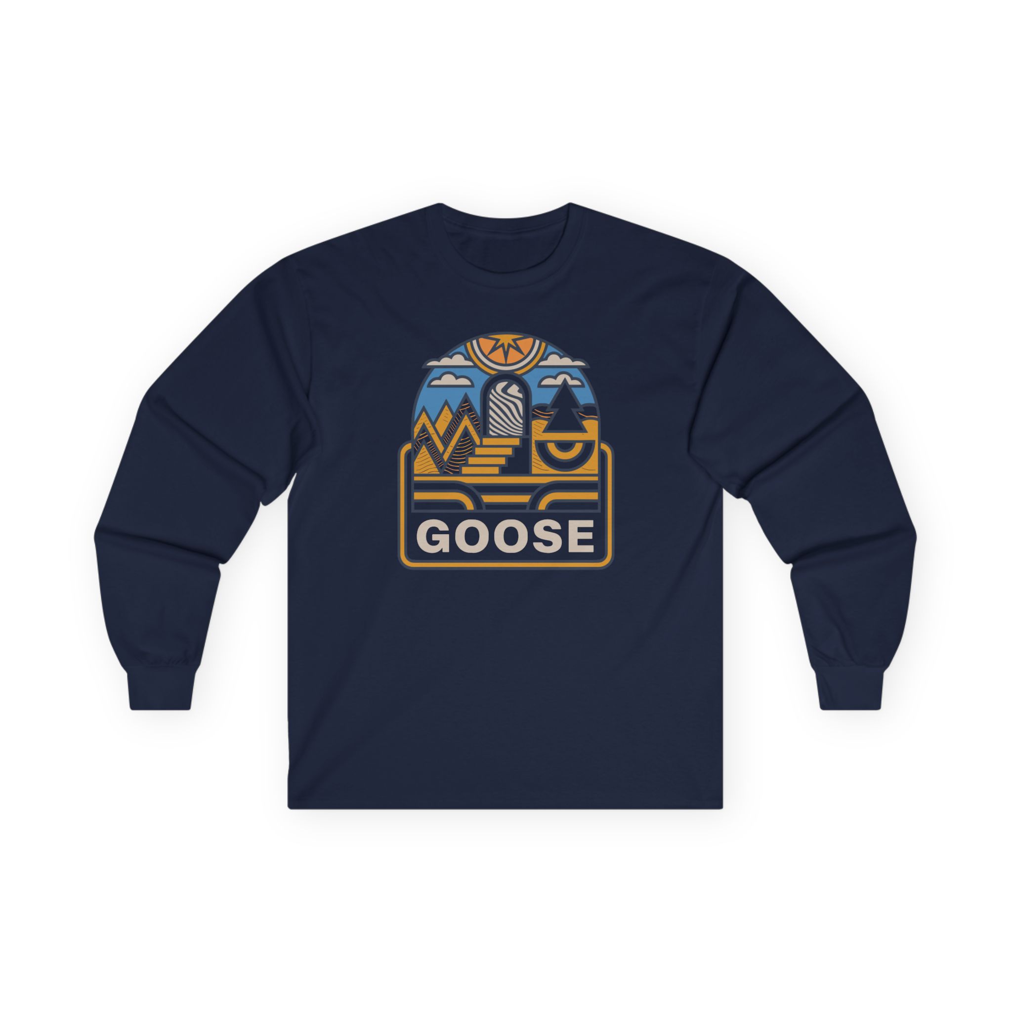 Goose Trippy Staircase Unisex Ultra Cotton Long Sleeve Tee