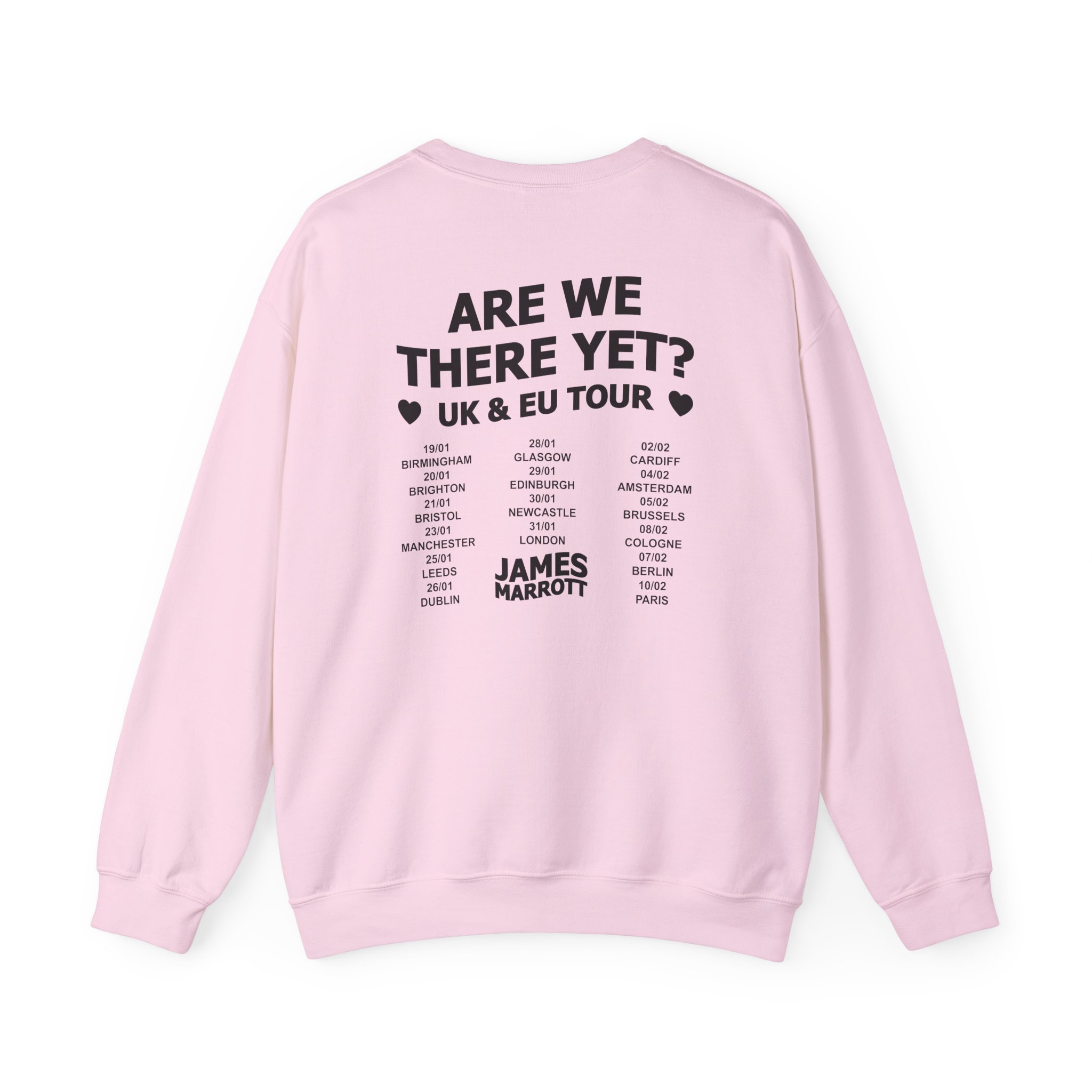 James Marriott 2024 Tour Logo Unisex Heavy Blendâ„¢ Crewneck Sweatshirt