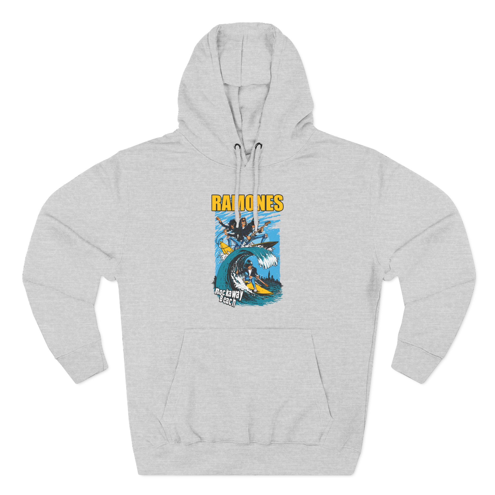 Ramones Rockaway Beach Three-Panel Fleece Hoodie