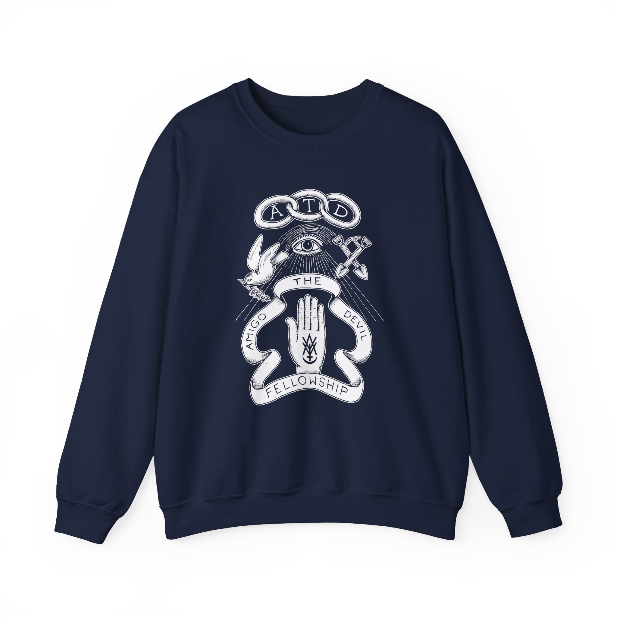 Amigo the Devil Fellowship Unisex Heavy Blendâ„¢ Crewneck Sweatshirt