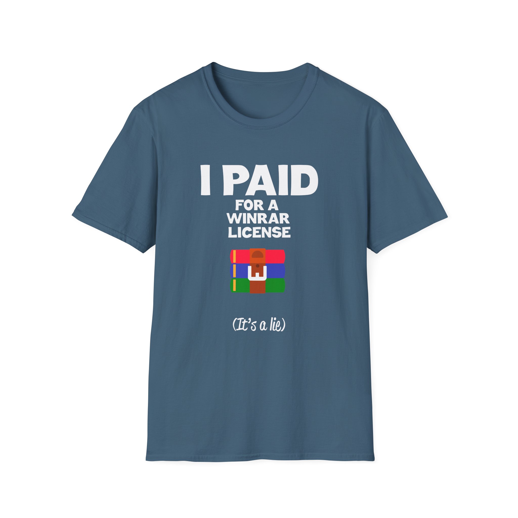 Winrar I Paid for a License Unisex Softstyle T-Shirt