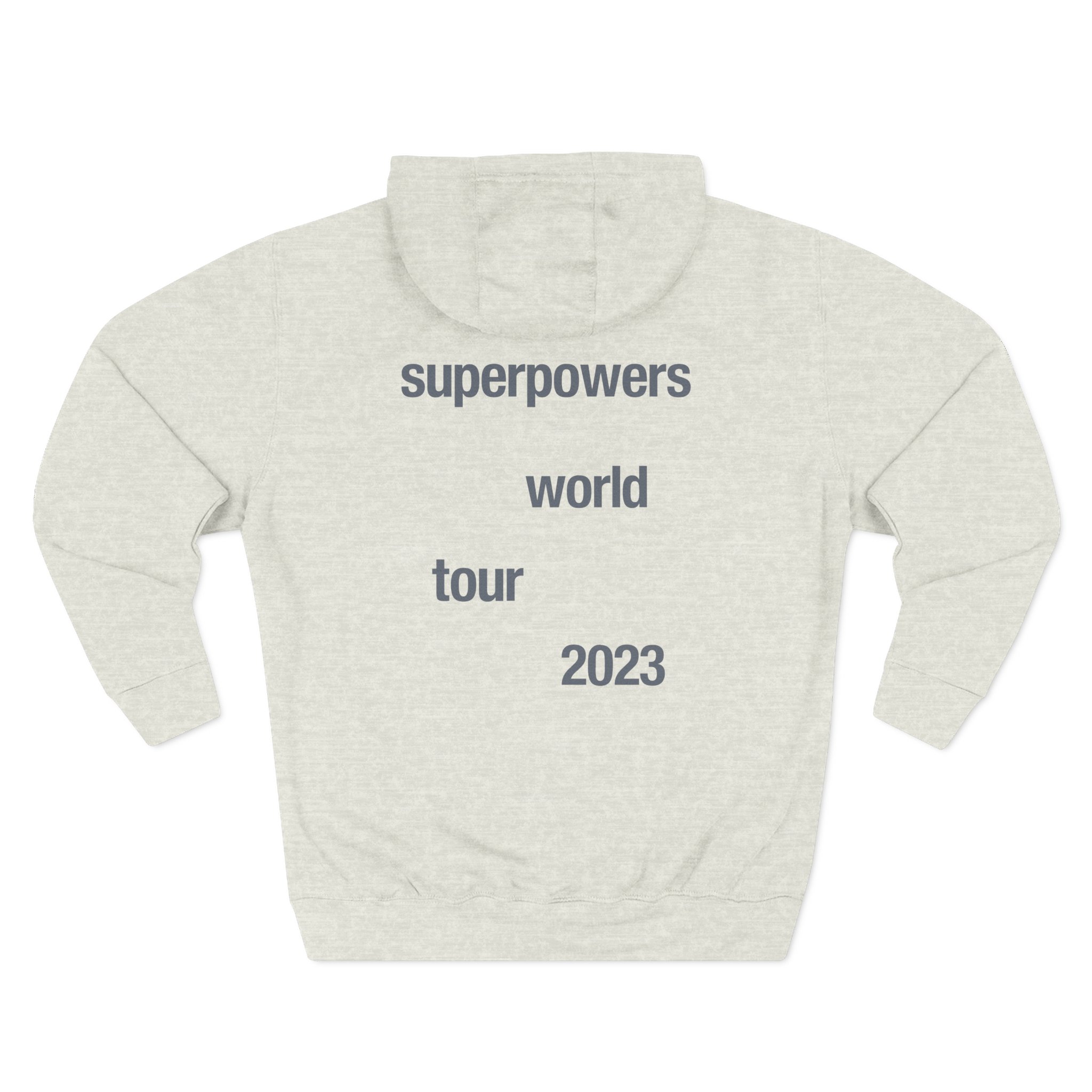 Daniel Caesar Superpowers World Tour Three-Panel Fleece Hoodie