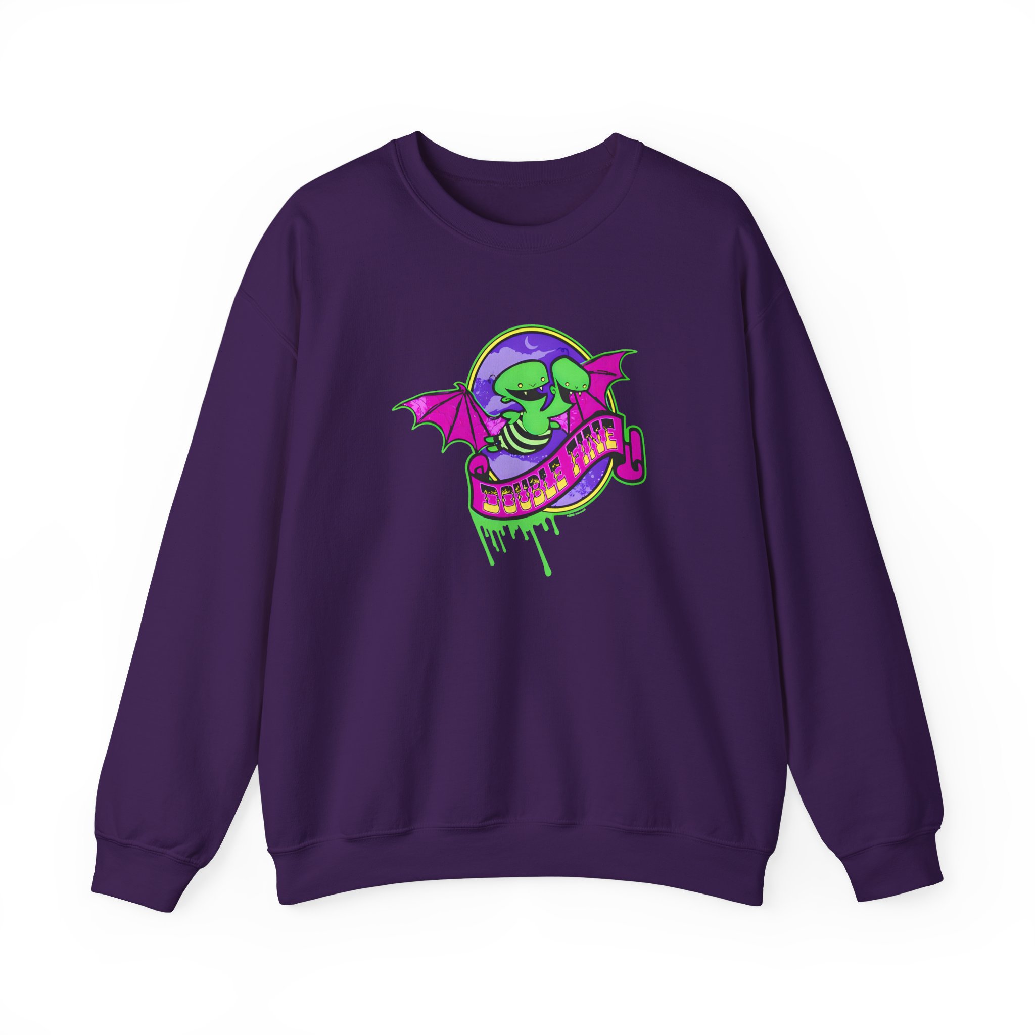 Double Fine Halloween Unisex Heavy Blendâ„¢ Crewneck Sweatshirt