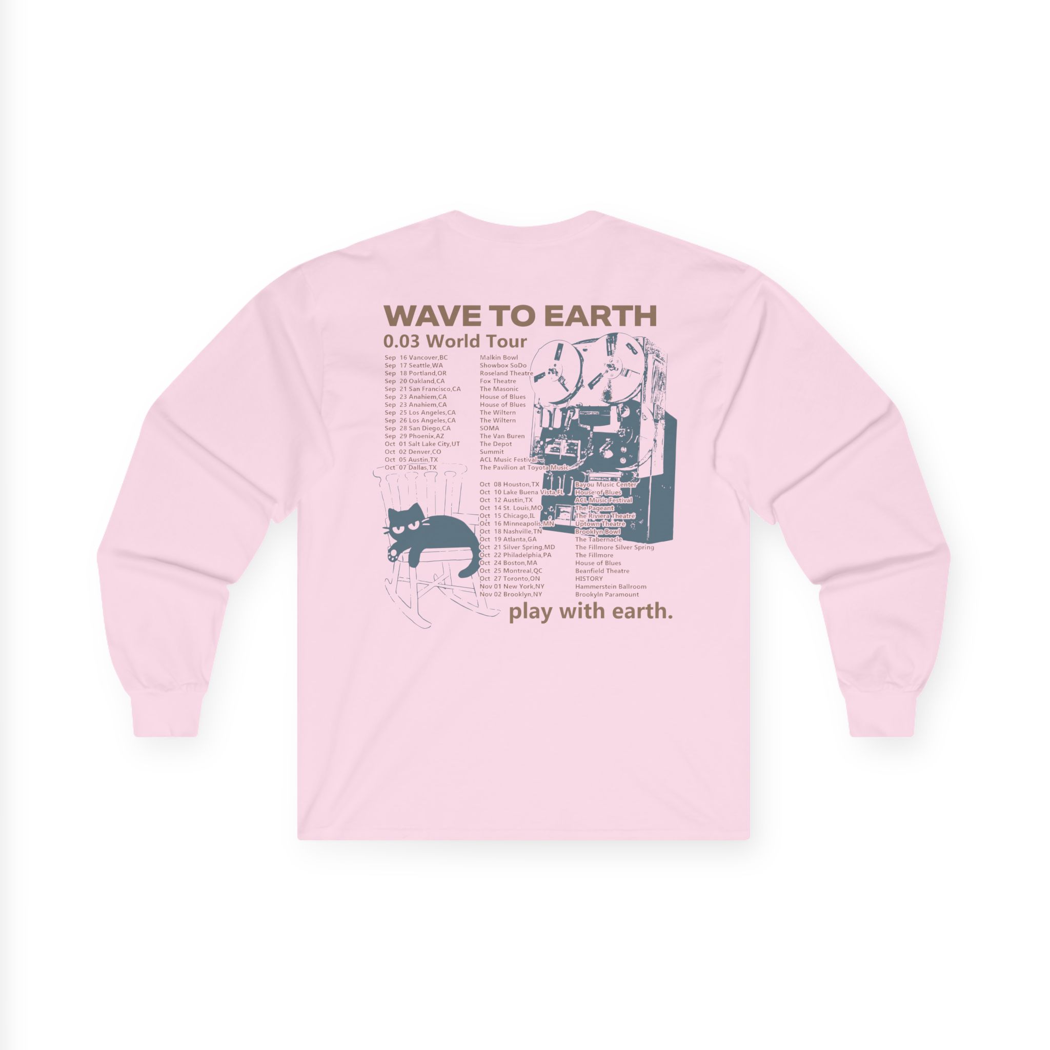 Wave to Earth 0.03 Na Tour Unisex Ultra Cotton Long Sleeve Tee