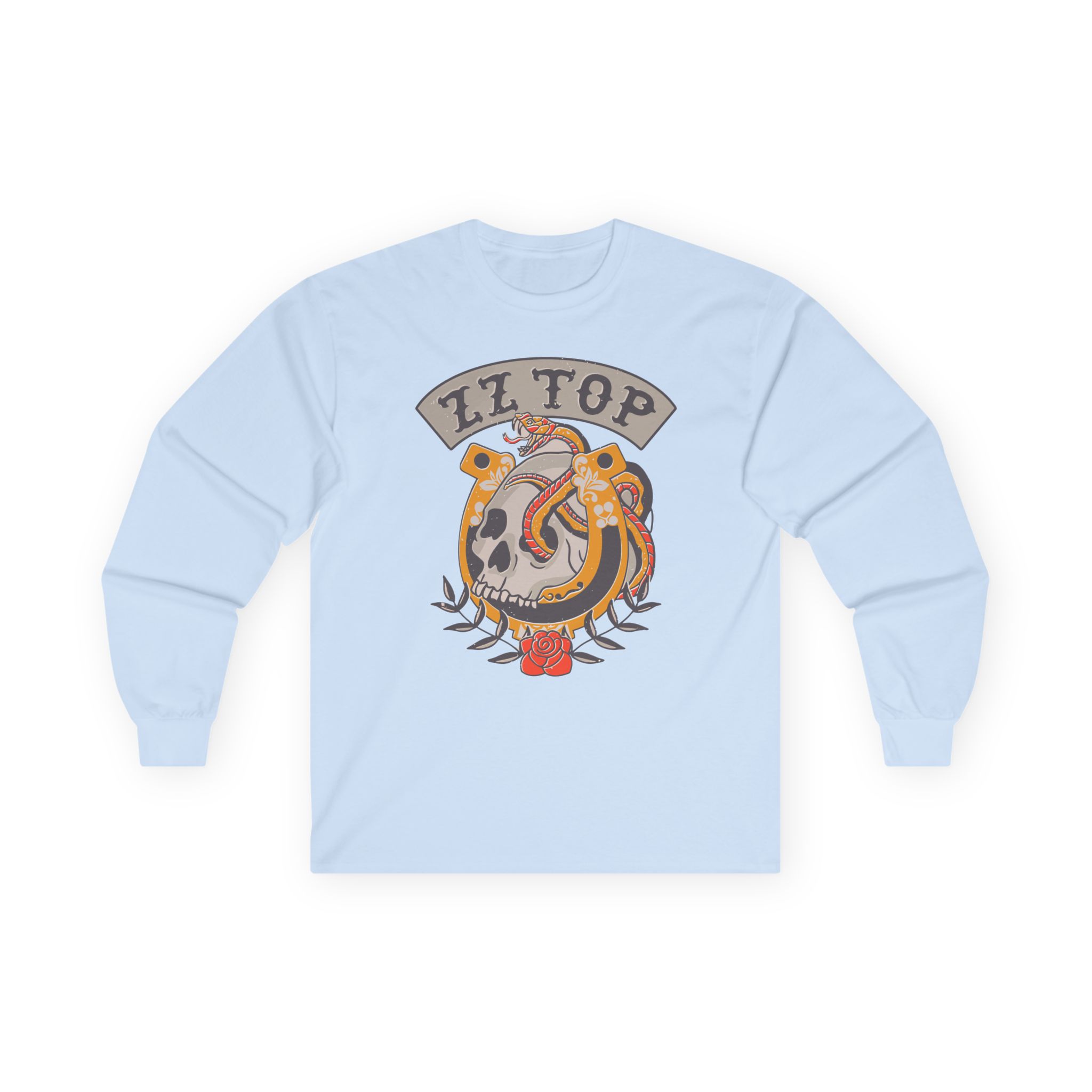 ZZ Top Skull Unisex Ultra Cotton Long Sleeve Tee