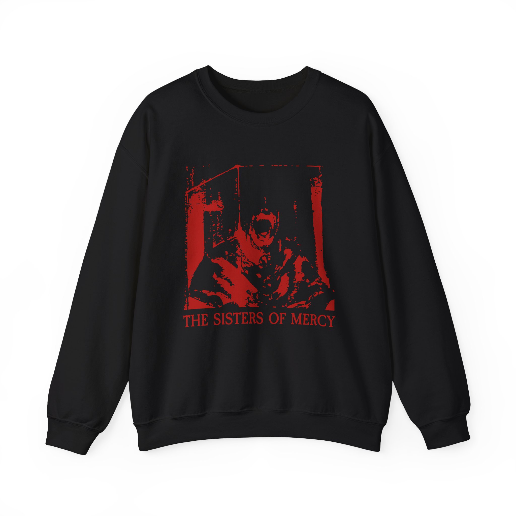 The Sisters Of Mercy Red Scream Unisex Heavy Blendâ„¢ Crewneck Sweatshirt