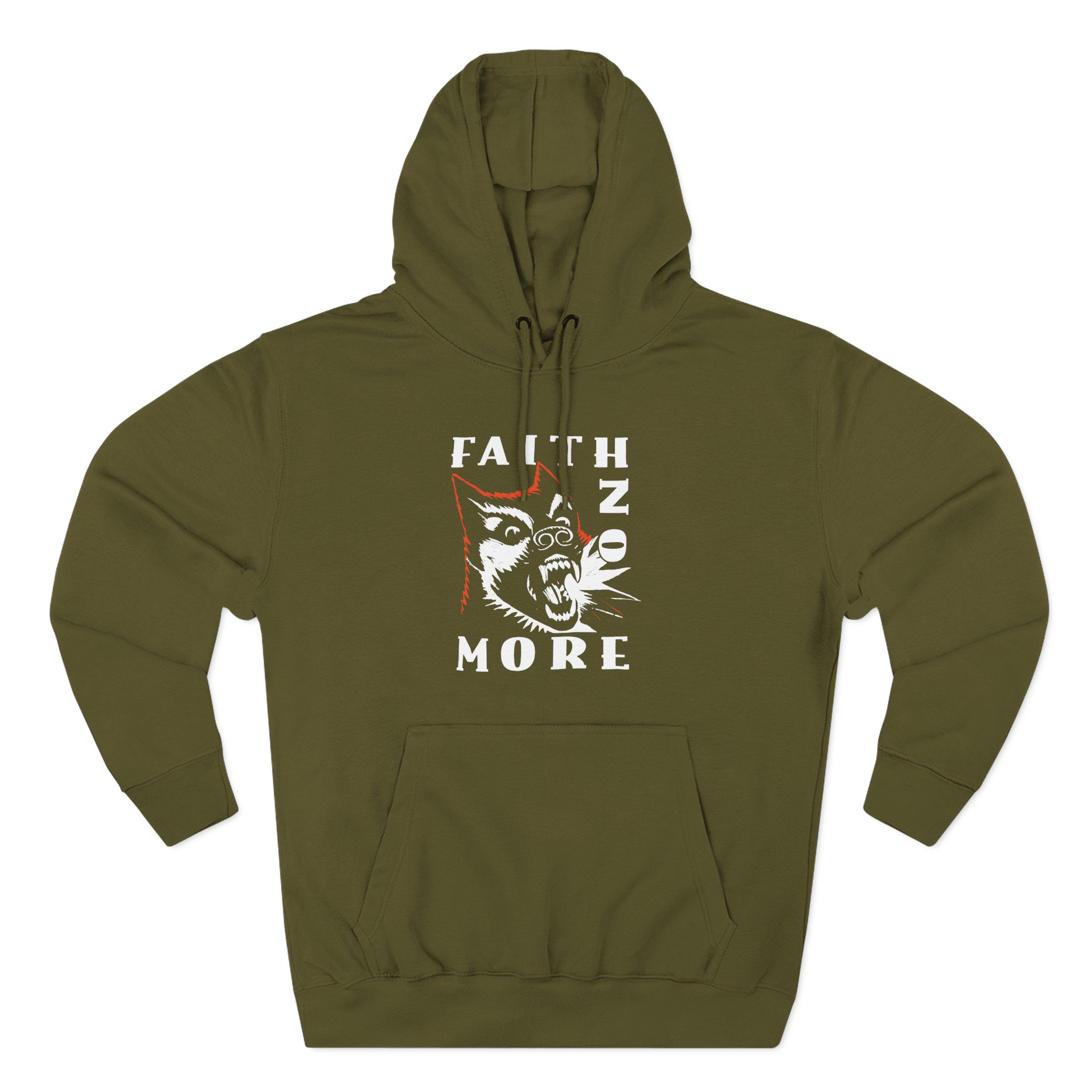 Faith No More Logo Dog Three-Panel Fleece Hoodie