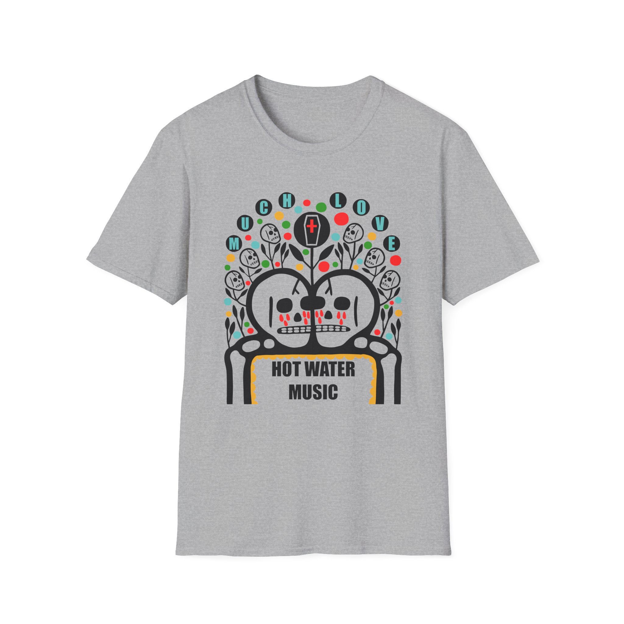 Hot Water Music Much Love Unisex Softstyle T-Shirt