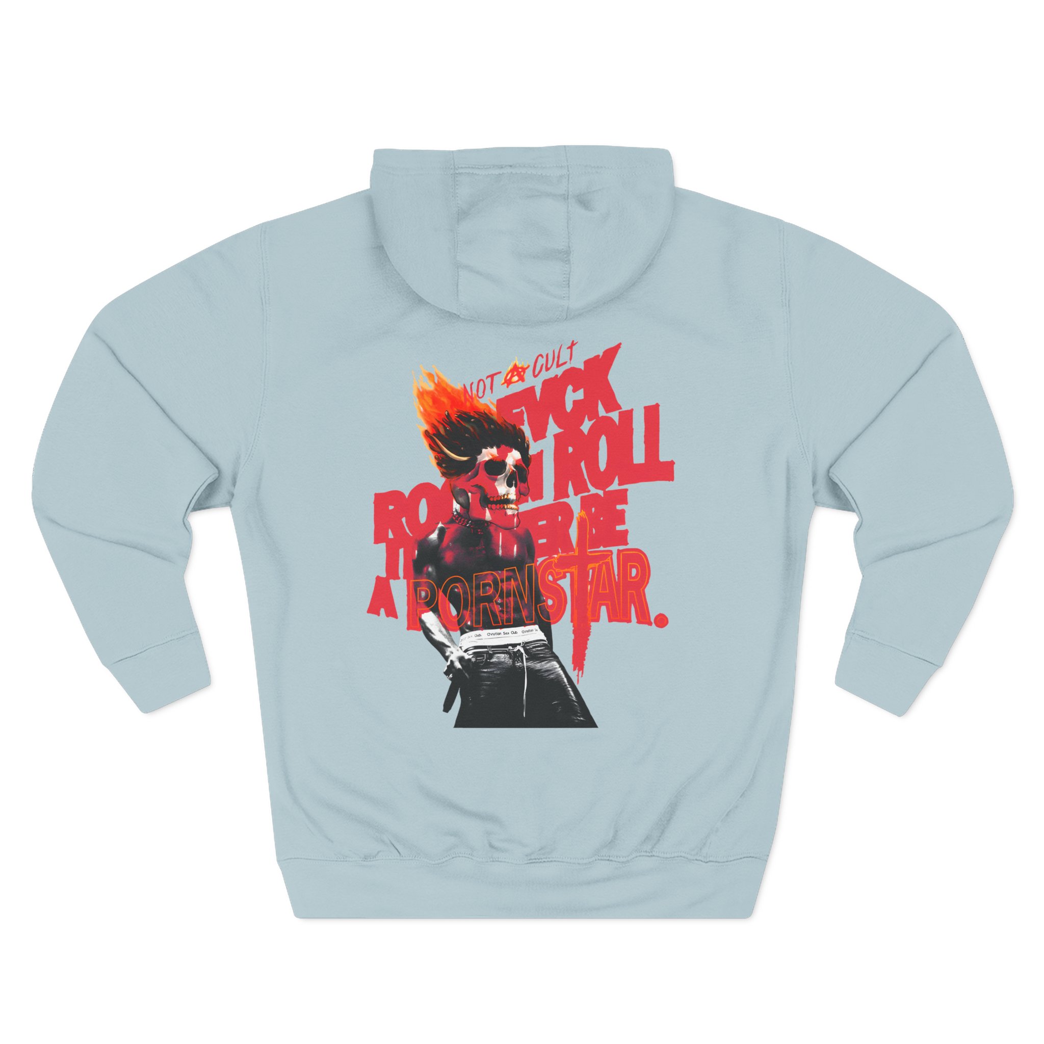 Saint Jhn Fvck Rock and Roll Three-Panel Fleece Hoodie
