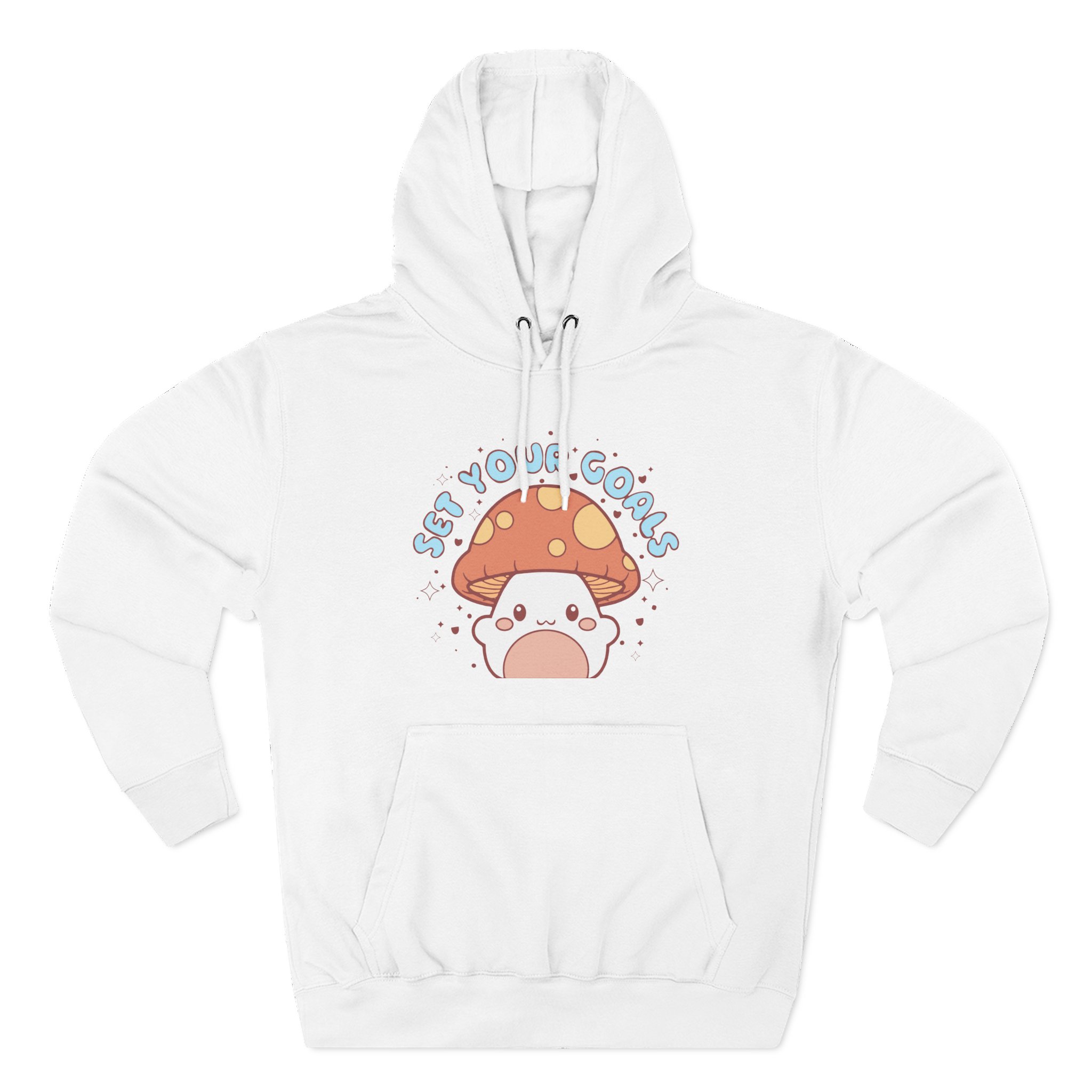 Set Your Goals Shroom Three-Panel Fleece Hoodie