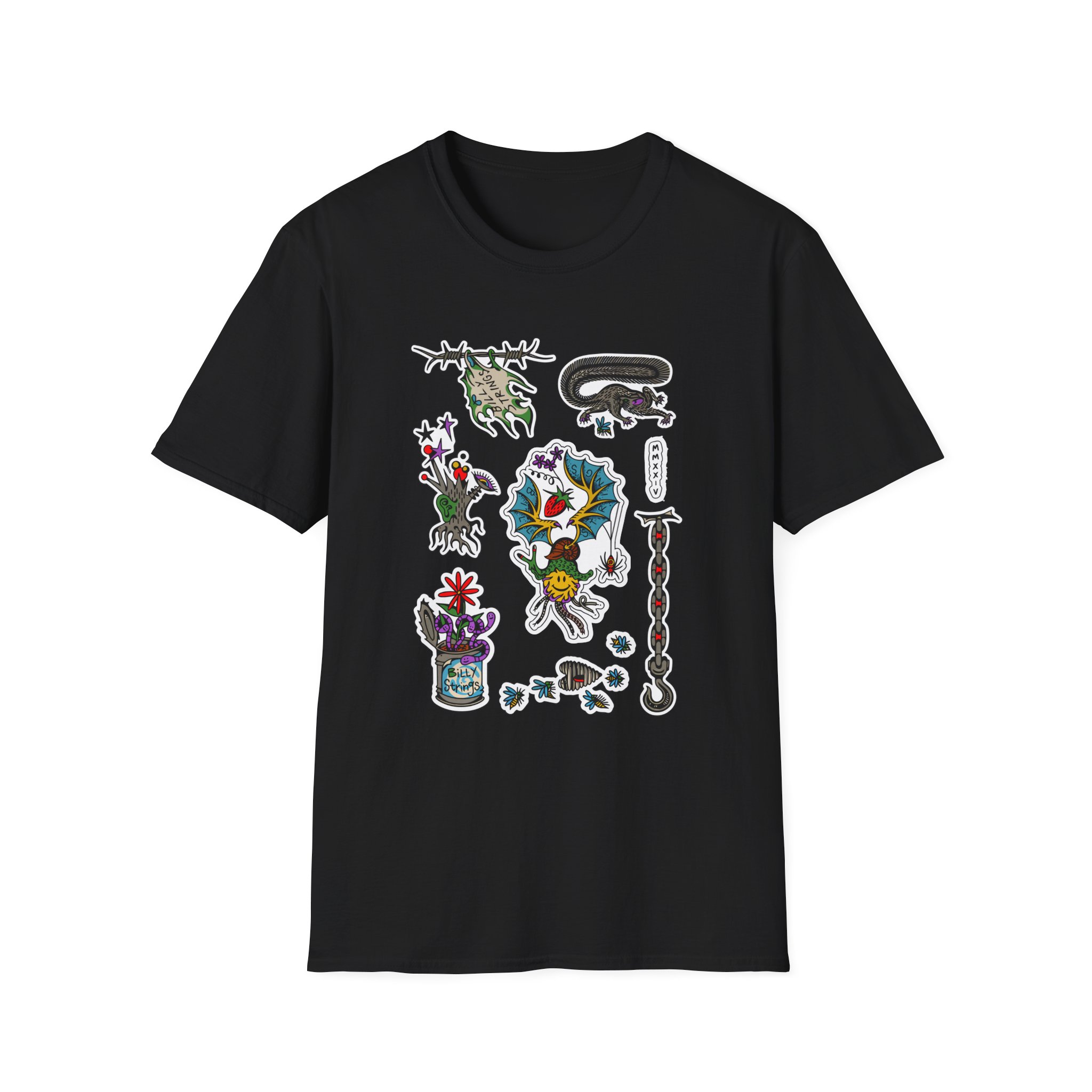 Billy Strings Flash Sheet Unisex Softstyle T-Shirt