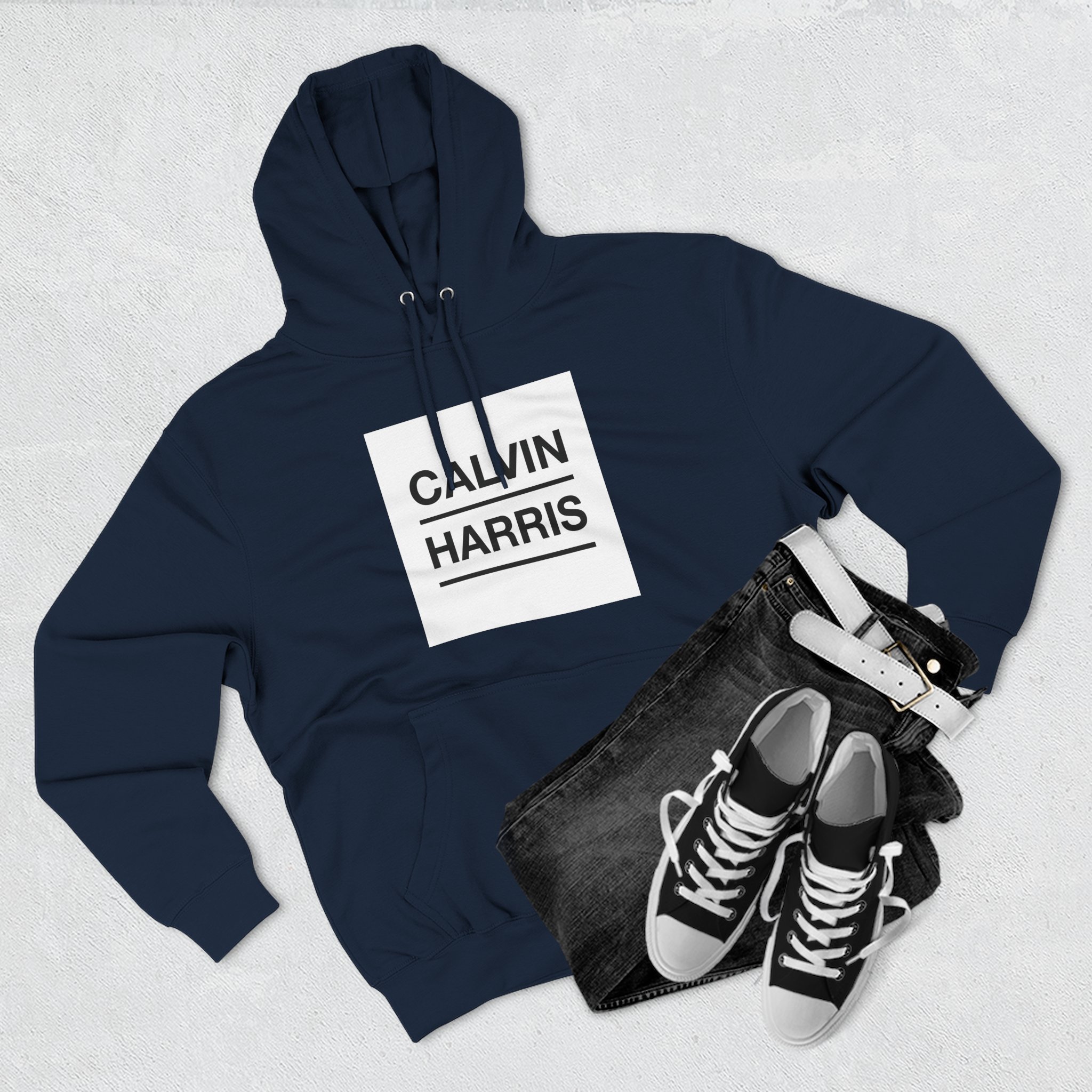 Calvin Harris Three-Panel Fleece Hoodie